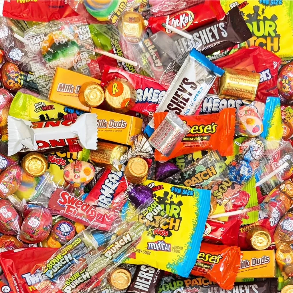 Chocolate and Candy Party Favor Mix - 12 lb Pinata Stuffers - Goodie Bag Stuffers for Kids Party Favors - Chocolate Candy Variety Pack Bulk - Bulk Individually Wrapped Candies
