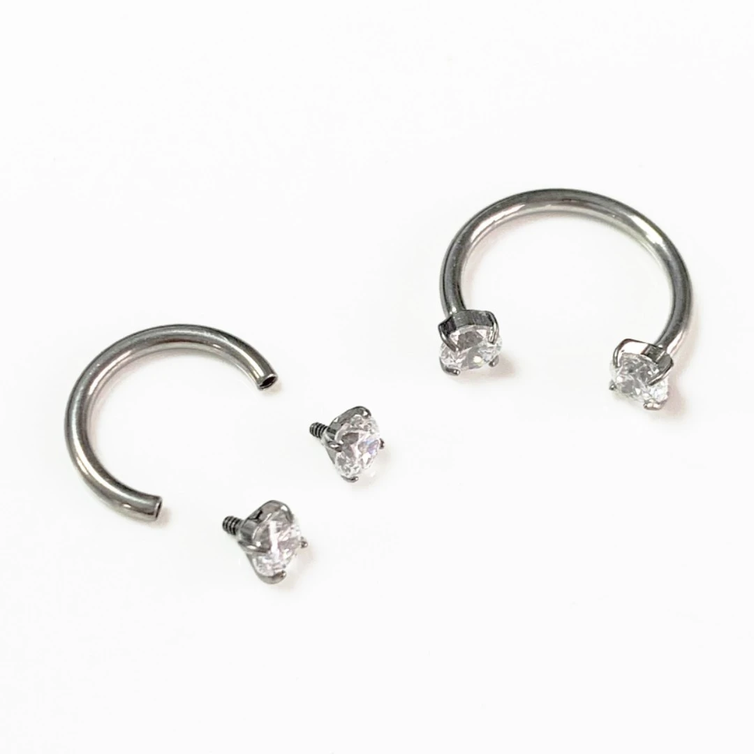 G23 Titanium Alloy Piercing Jewelry Nose Ring