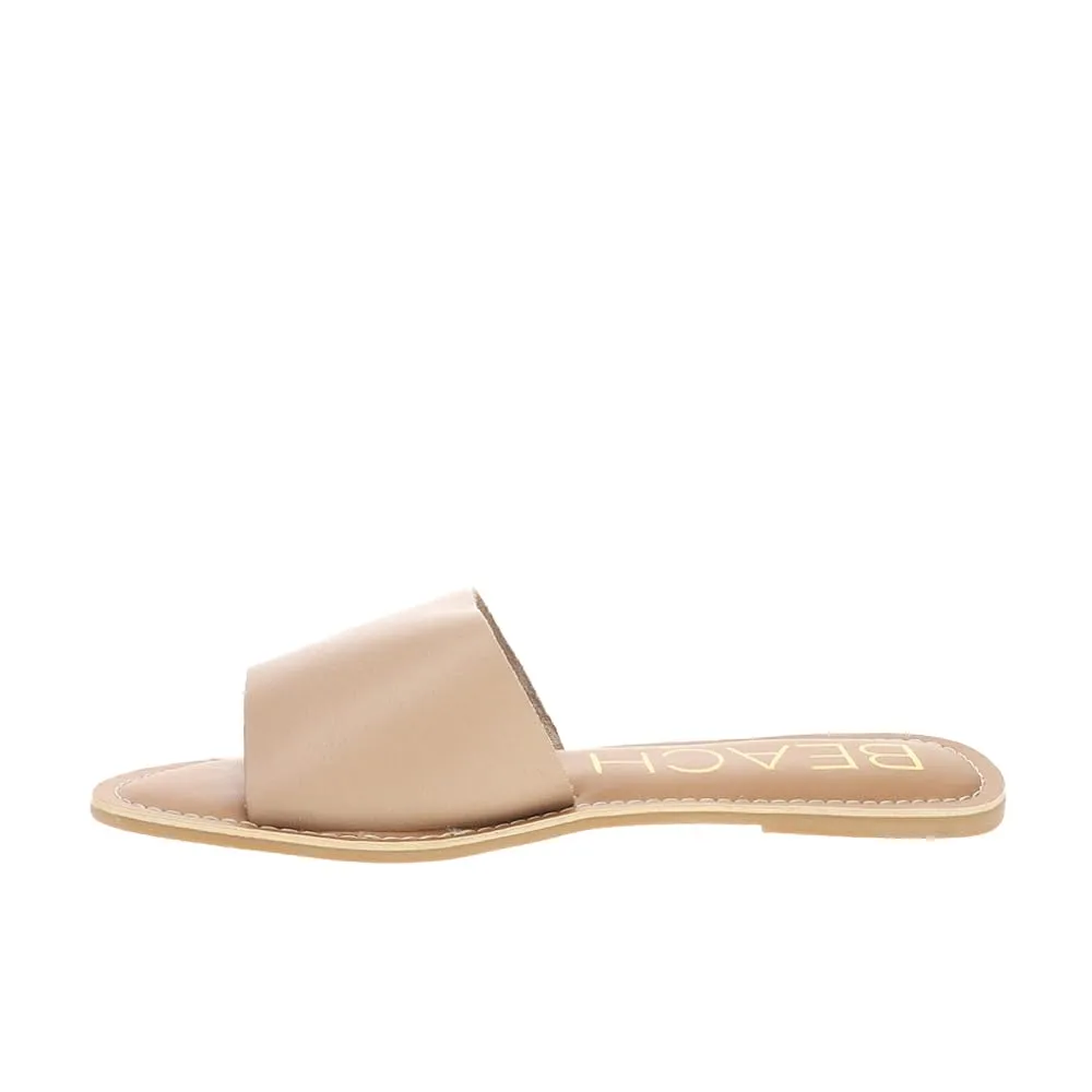 BEACH by Matisse Womens Cabana Slide Casual Sandals Casual - White