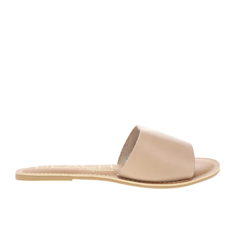 BEACH by Matisse Womens Cabana Slide Casual Sandals Casual - White