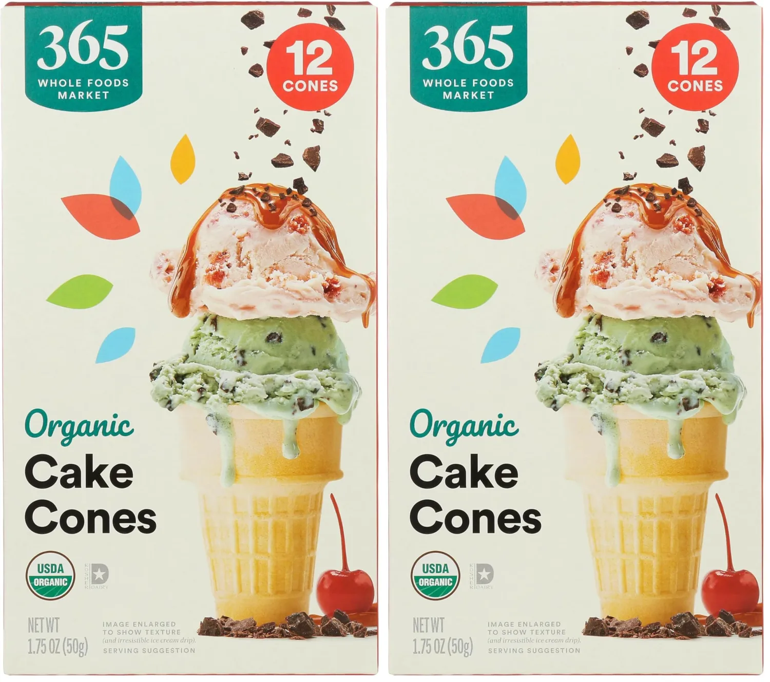 365 By Whole Foods Market, Organic Cake Cup Cone, 1.75 Ounce (Pack of 2)