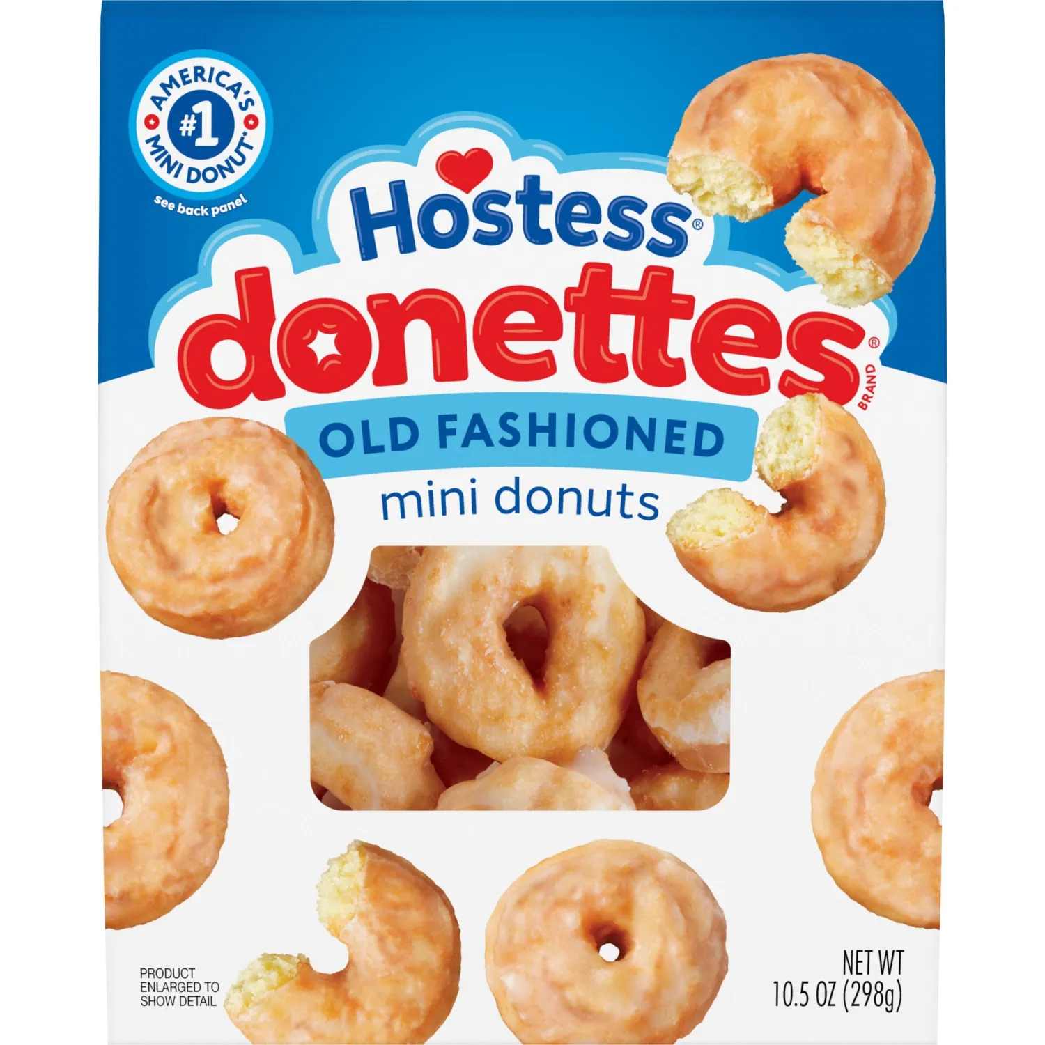 Hostess Donettes, Old Fashioned Mini Donuts, 10.5 Oz. Bag