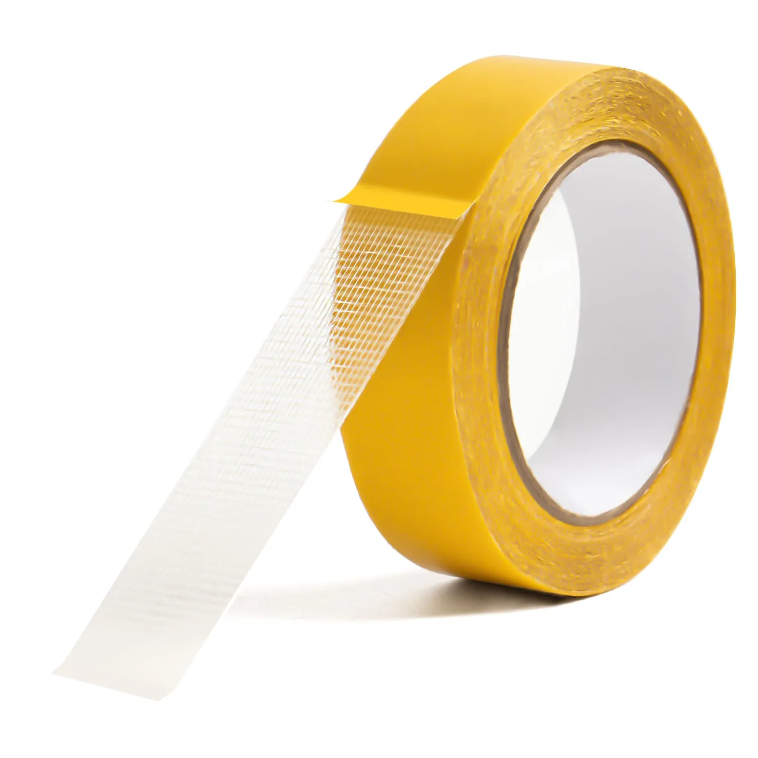 Double Sided Tape Heavy Duty, 1.18in x 66FT(20m) Super Sticky Clear Tape High Tack Strong Wall Adhesive with Fiberglass Mesh Clear Tape, Fixed Carpet, Wall Decor Easy Use Mounting Tape