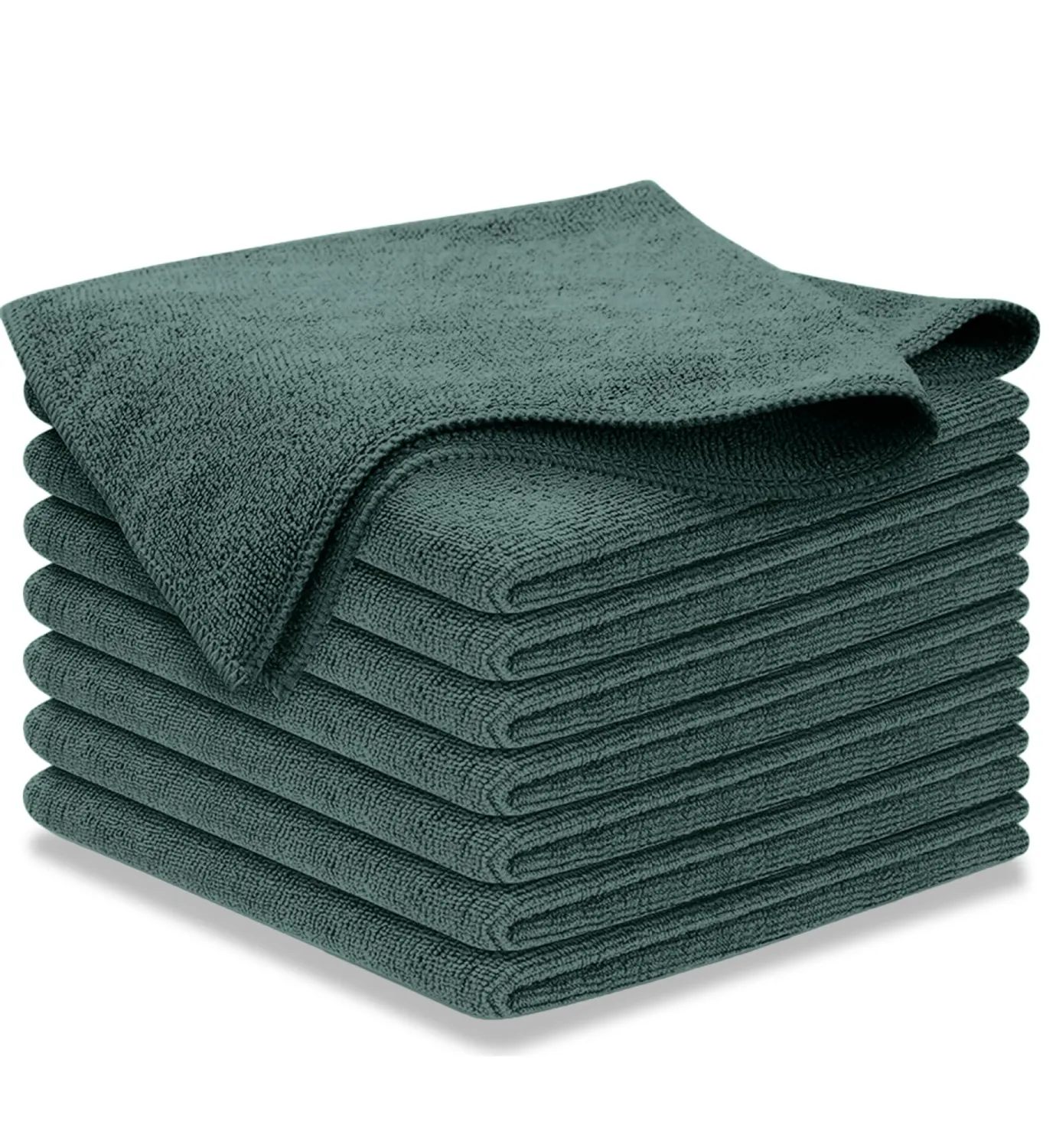 USANOOKS Premium 300GSM Microfiber Cleaning Cloth - 12.5"x12.5" High Performance - 1200 Washes, Ultra Absorbent Microfiber Towels for Cars Undercarriage, Rims & Engine Bay Cleaning - Microfiber Cloth