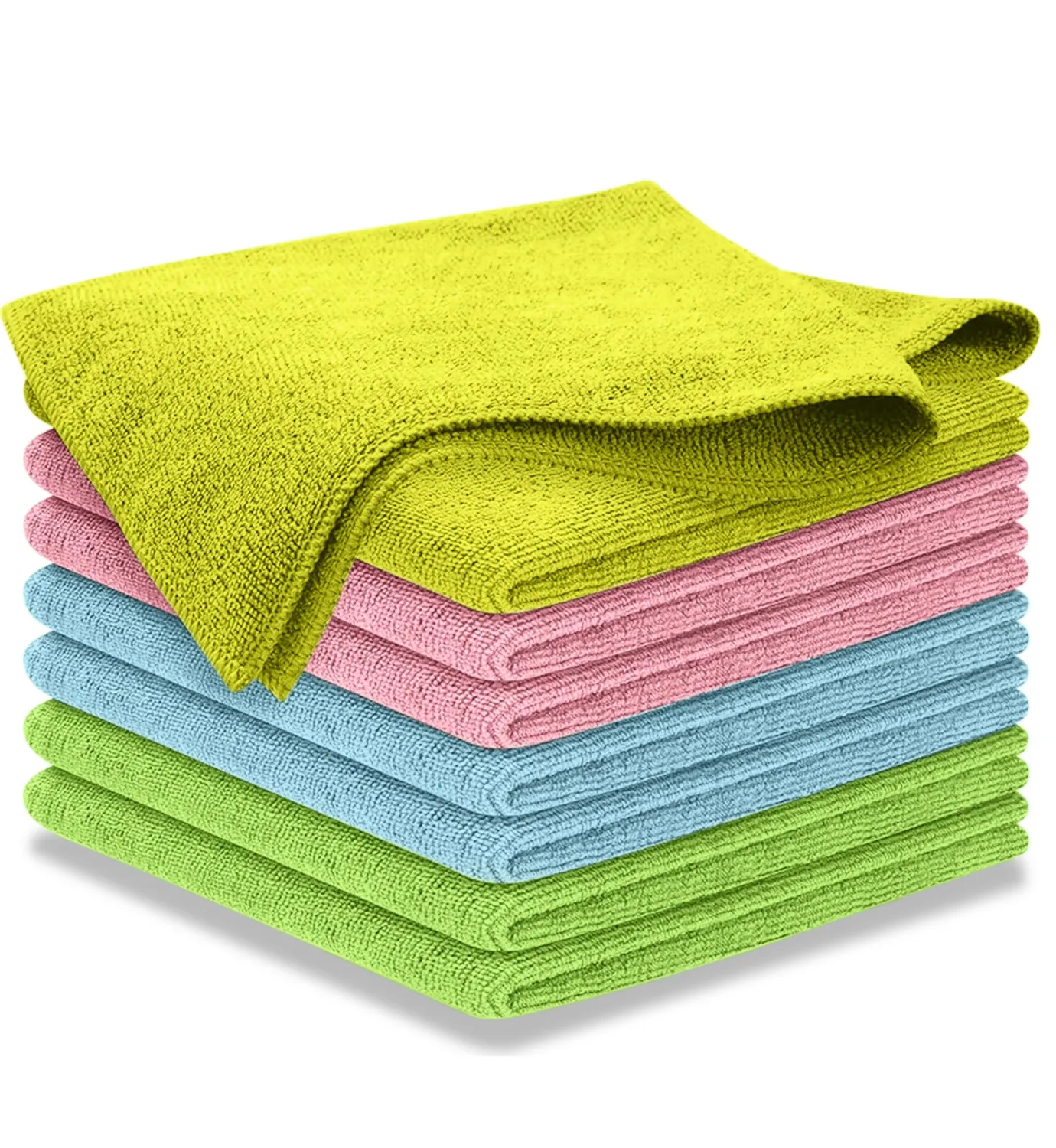 USANOOKS Premium 300GSM Microfiber Cleaning Cloth - 12.5"x12.5" High Performance - 1200 Washes, Ultra Absorbent Microfiber Towels for Cars Undercarriage, Rims & Engine Bay Cleaning - Microfiber Cloth