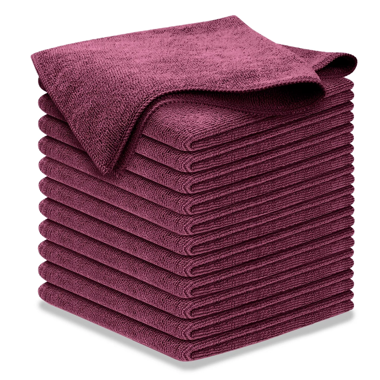 USANOOKS Premium 300GSM Microfiber Cleaning Cloth - 12.5"x12.5" High Performance - 1200 Washes, Ultra Absorbent Microfiber Towels for Cars Undercarriage, Rims & Engine Bay Cleaning - Microfiber Cloth