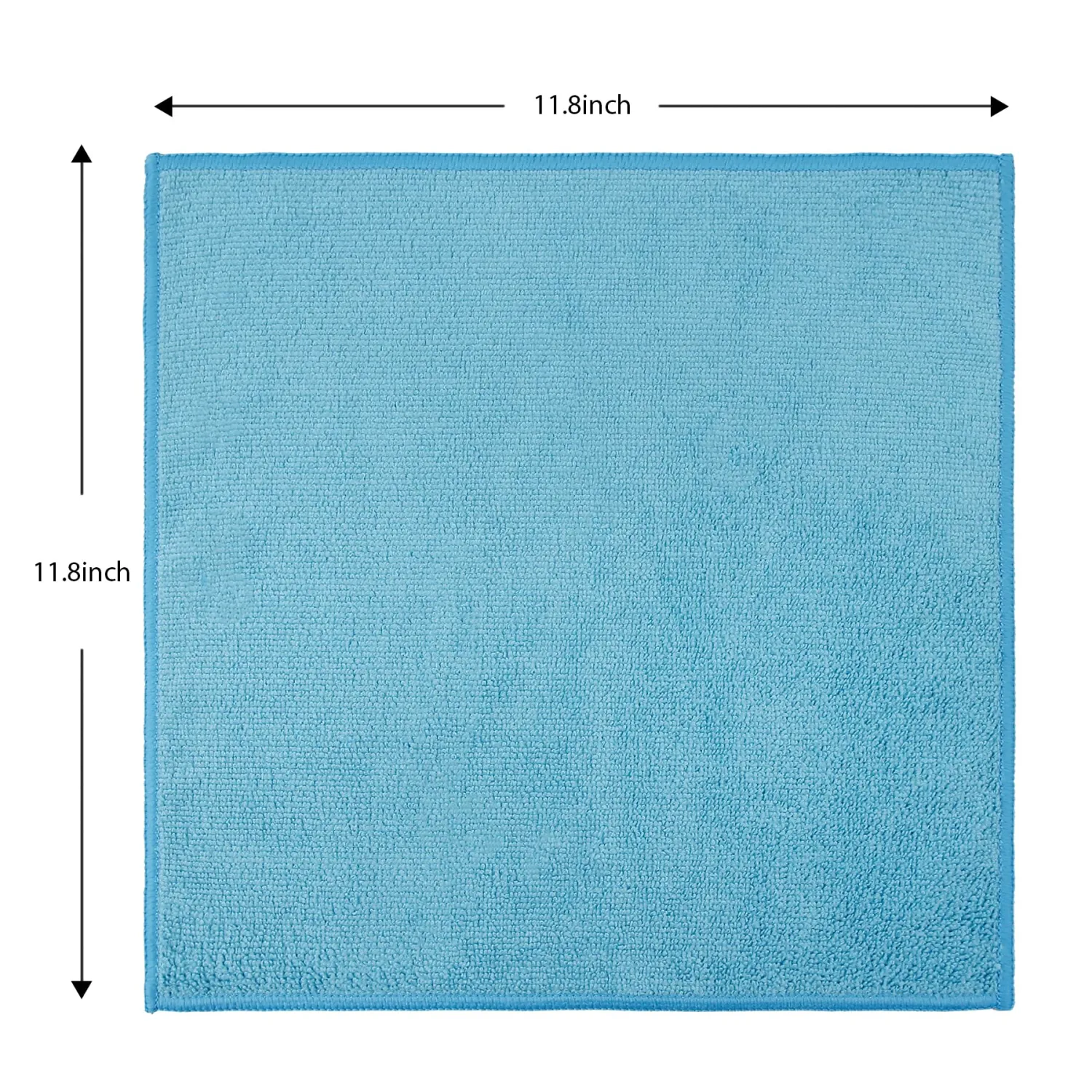 Tricol Clean 12 Pack Microfiber Cleaning Cloth 11.8x11.8inch - Streak-Free, Reusable Microfiber Wipes Towels for Glass, Kitchen, Car, Dusting - Absorbent & Lint-Free-Mixed 4 Colors