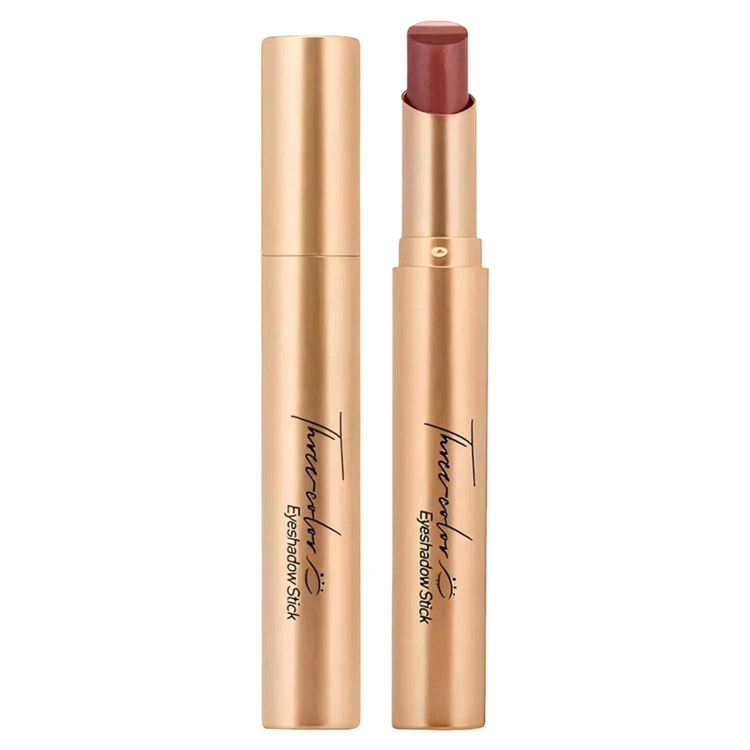 3 Colors Cream Eyeshadow Stick, Silky Smooth Long Lasting Waterproof Eye Shadow Makeup Stick, Easy Application Shimmer Finish Eyeshadow Pencil - 04 Fine Glitter Roses