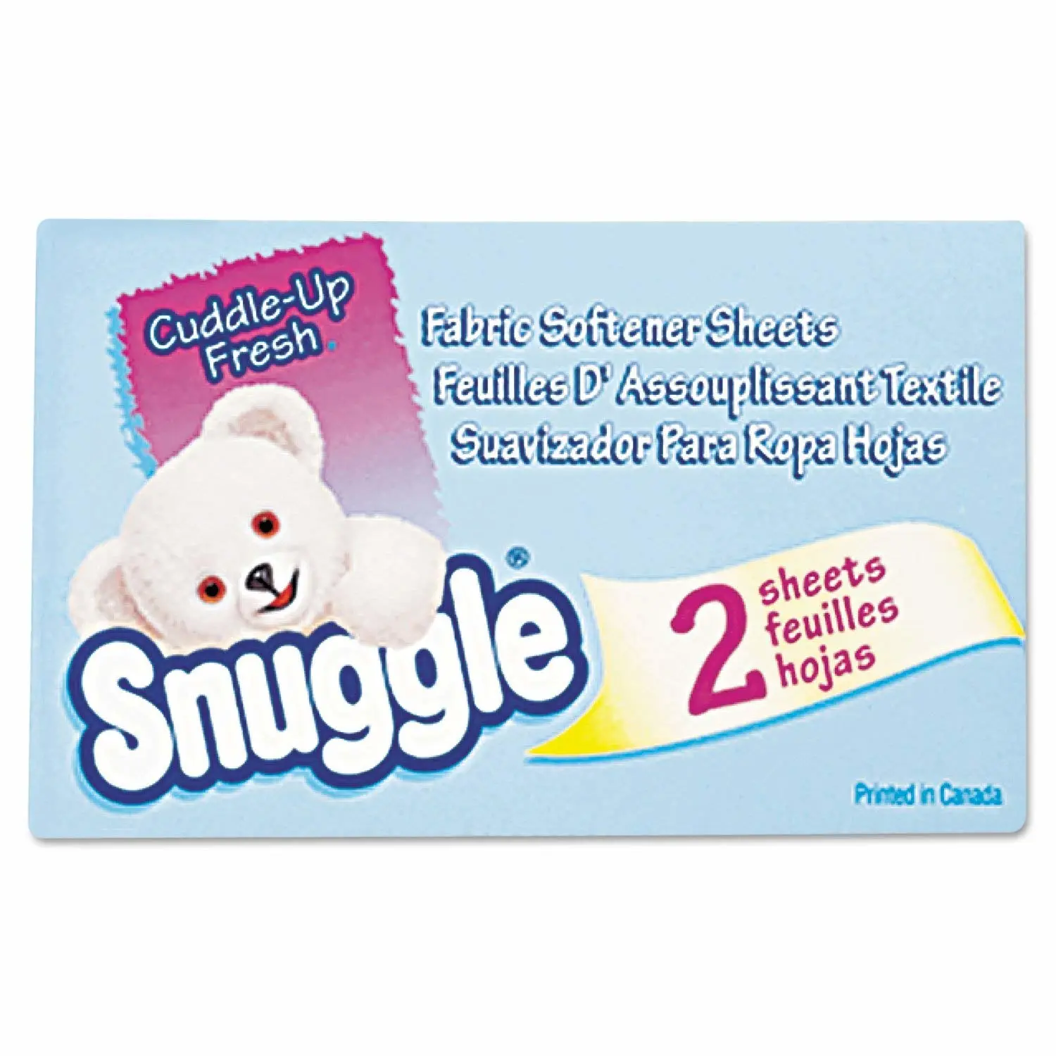 Snuggle VEN 2979929 Original Blue Sparkle Dryer Sheets (2-Piece/Box, 100 Boxes/Carton)