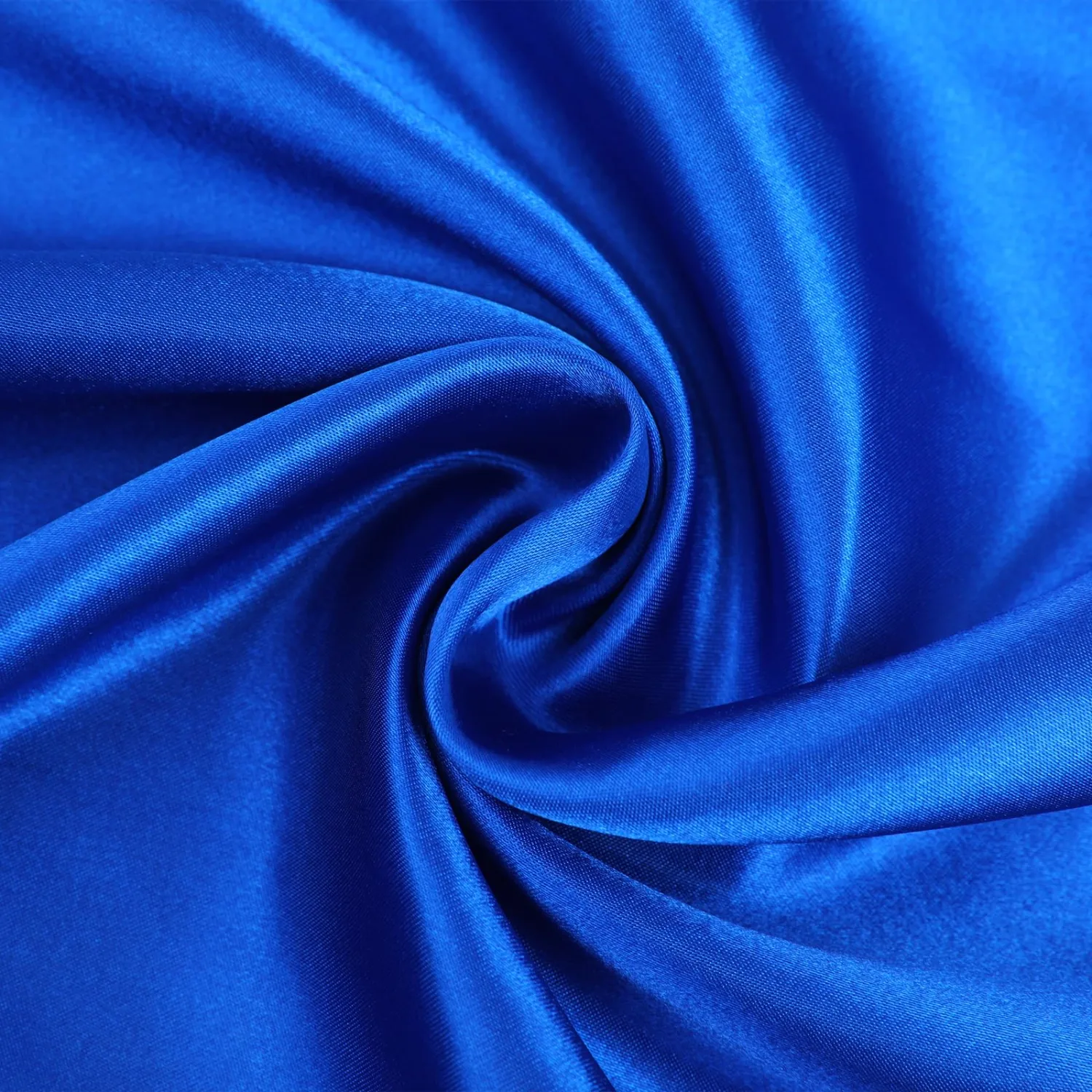 Satin Fabric by The Yard 60 Inch Wide Soft Silky Charmeuse Satin Fabric Soft Cloth Fabric Bridal Dress, Wedding Decorations, Crafts, Sewing, Draping, DIY Apparel Crafts (Royal Blue, 1 Yard)