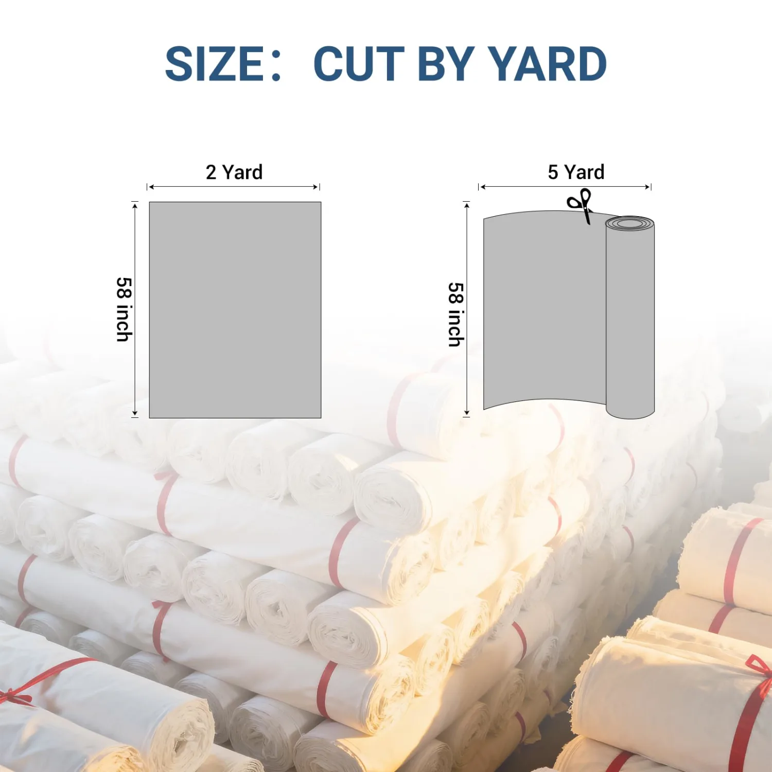 100% Combed Cotton Fabric by The Yard in Solid Color, Yellow Fabric, 13 Options, for Quilting, Sewing, Crafts, Binding, Backing and Lining (Yellow, 2/3 Yard pre Cut)