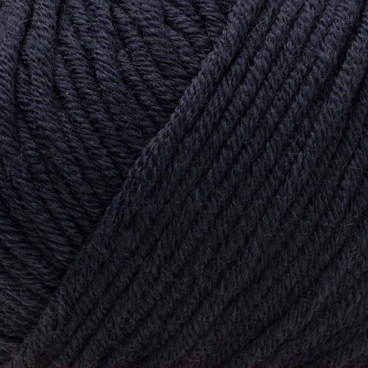Estako Wool 98 100% Superwash Merino Wool Medium Worsted Weight Soft Knitting and Crochet Yarn 1.76 oz (50gr) 98 yds (90 m) (6389-Dark Navy)