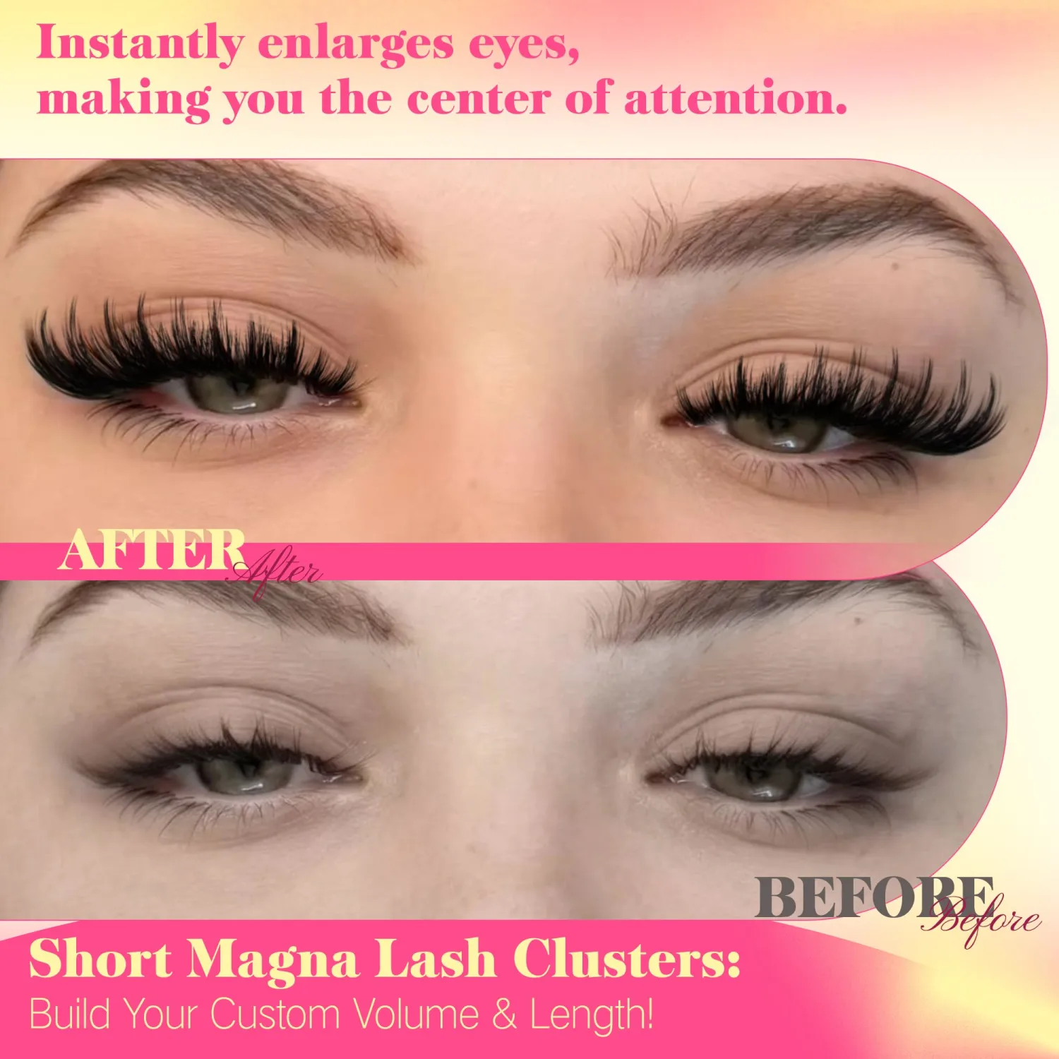 Manga Lash Clusters 10-18mm D Curl Anime Eyelash Extensions Wispy Spiky Lashes 3D Volume Cluster Lashes DIY Fluffy Eyelash Clusters by FANXITON