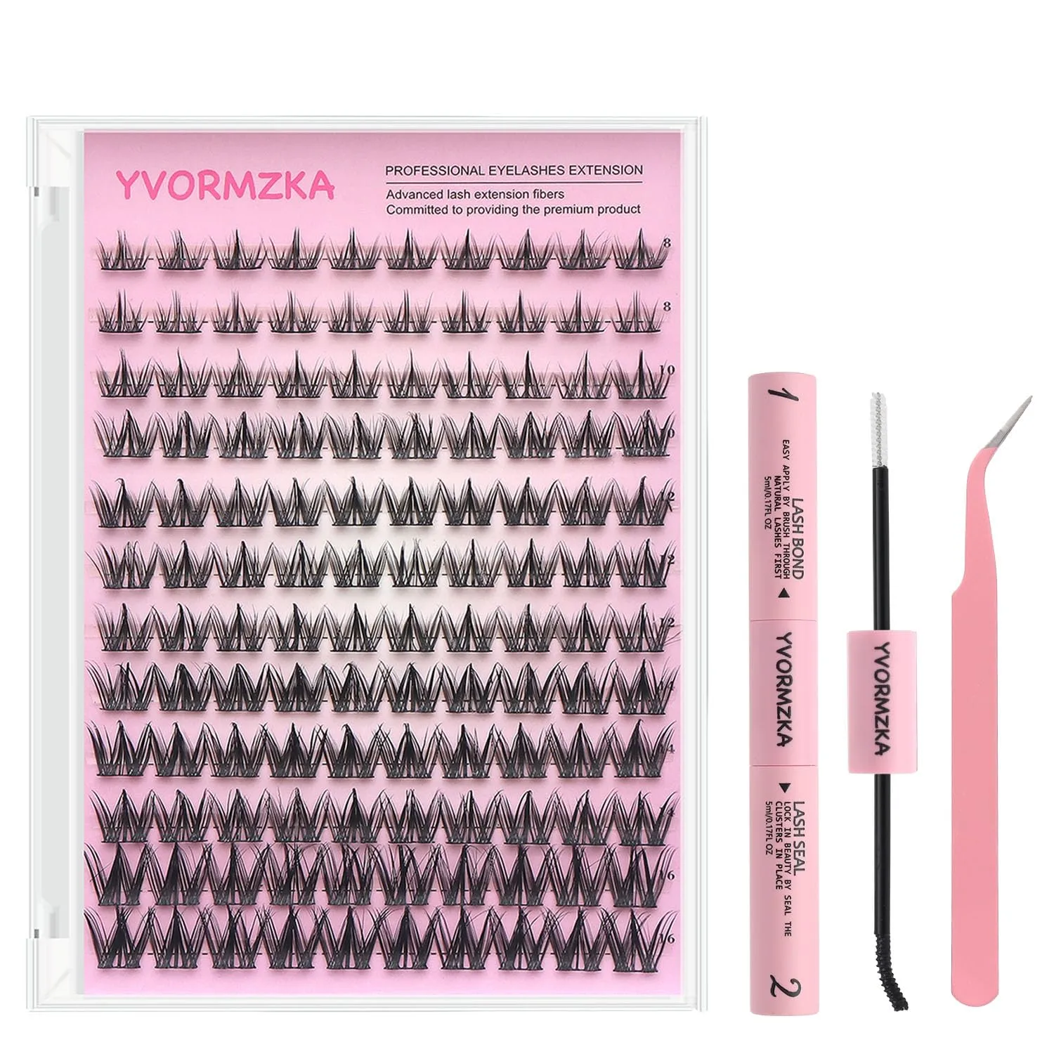 Manga Lash Clusters Kit-Eyelash Clusters.Wispy Lash Clusters Kit. Lash Clusters.Pro Lash. False Eyelashes & Adhesives. Diy Lash Extension Kit (cutey kit 120pcs)