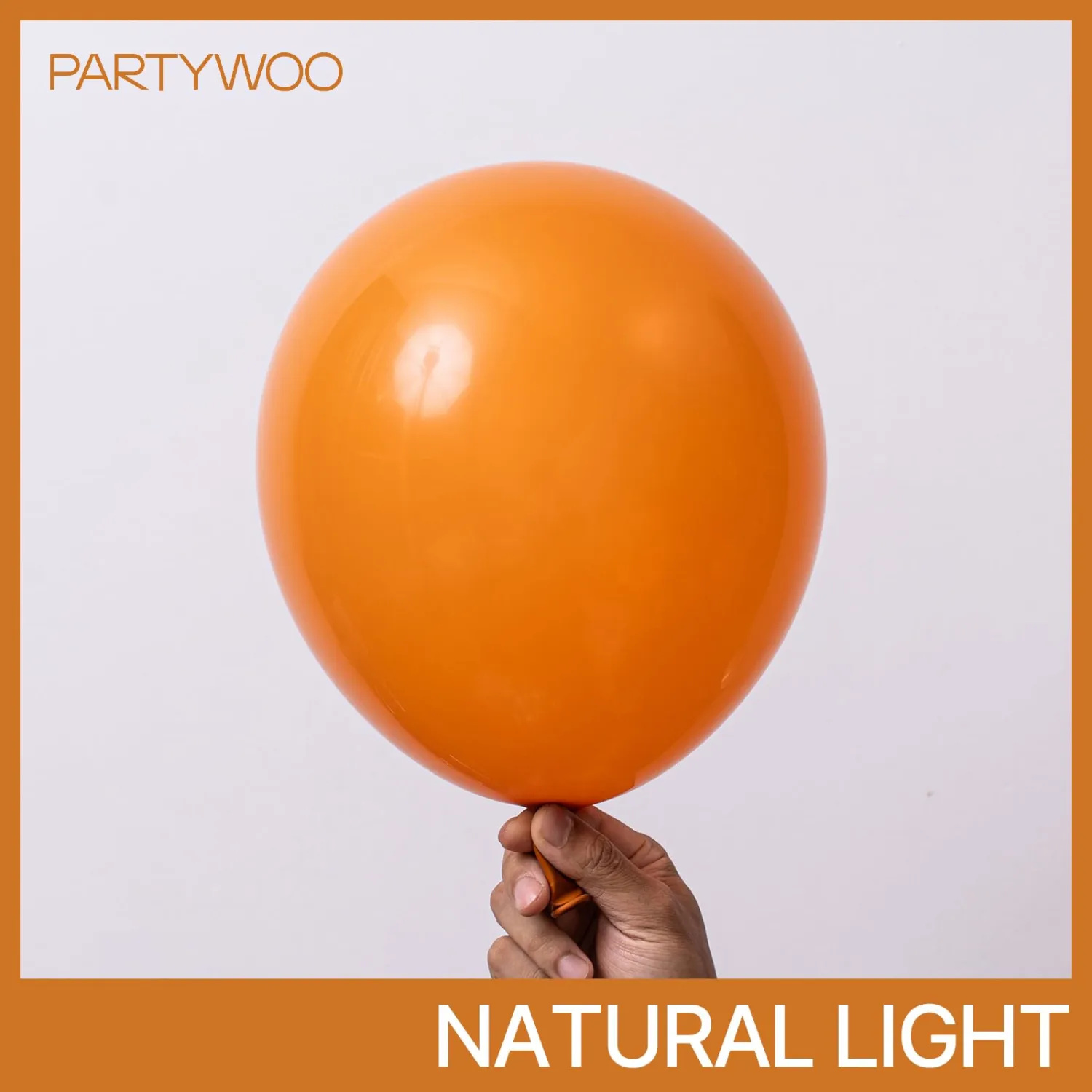 PartyWoo Burnt Orange Balloons 127pcs Different Sizes of 36 18 12 10 5 Inch Terracotta Rust Fall Color Autumn Boho Balloon Arch Kit Garland for Thanksgiving Halloween Fall Party Decorations Orange-F53