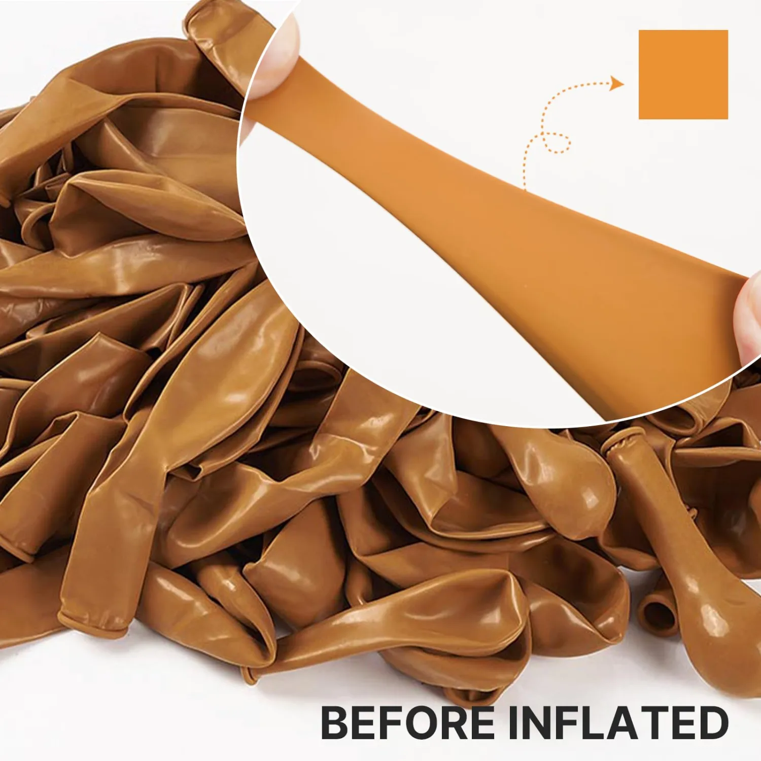PartyWoo Burnt Orange Balloons 127pcs Different Sizes of 36 18 12 10 5 Inch Terracotta Rust Fall Color Autumn Boho Balloon Arch Kit Garland for Thanksgiving Halloween Fall Party Decorations Orange-F53