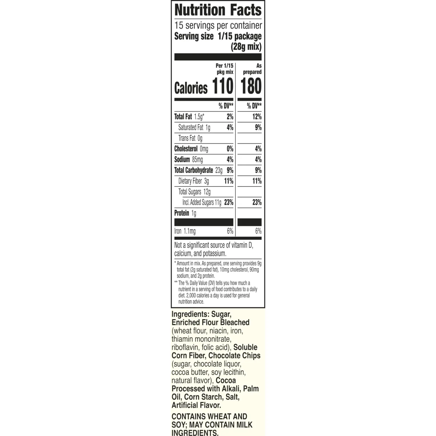 Betty Crocker Lower Sugar Brownie Mix, Double Chocolate Fudge, No Artificial Sweeteners, 14.7 oz