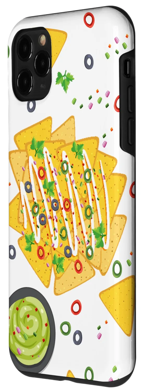 Cinco de Mayo Mexico Nachos Guacamole Chips Salsa Avocado Case for iPhone 11 Pro