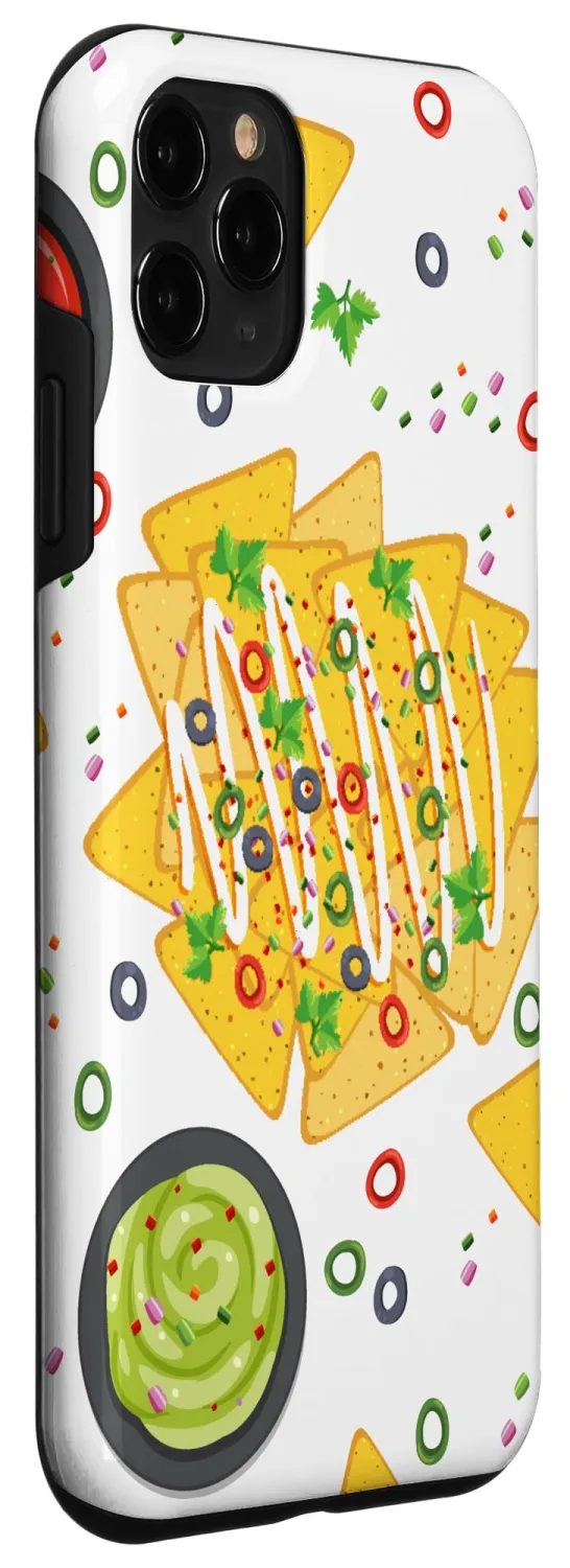 Cinco de Mayo Mexico Nachos Guacamole Chips Salsa Avocado Case for iPhone 11 Pro