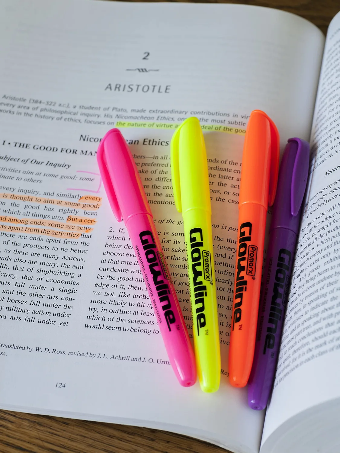Promarx Pocket Stick Highlighters, Assorted Colors, 4 Count (HS07-LPCB04-48)