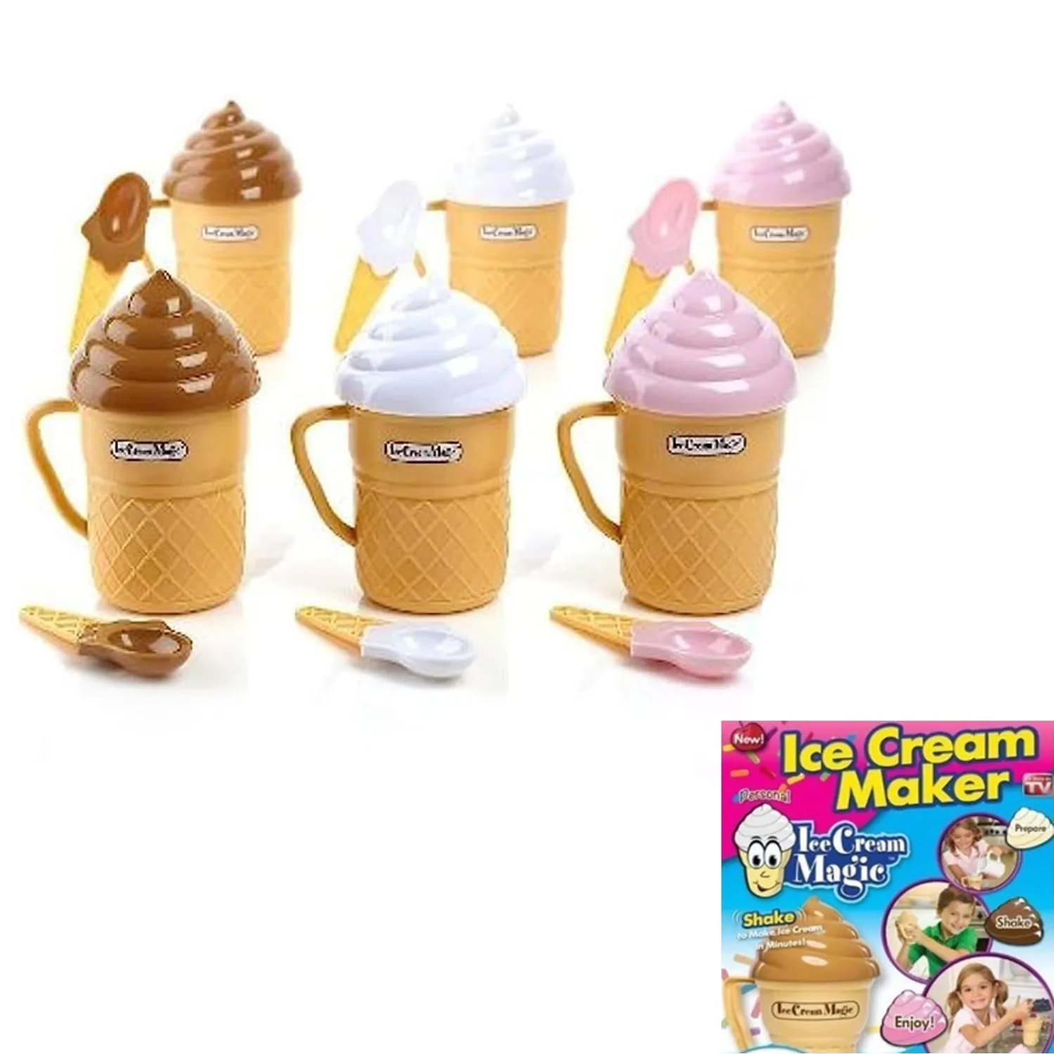 Ice Cream Magic - Ice Cream Maker - Set of 6