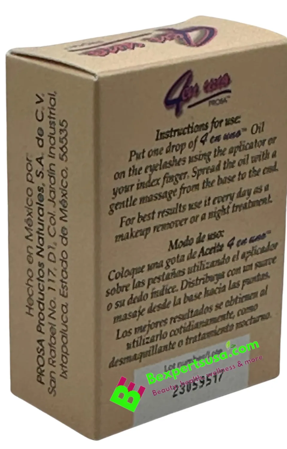 Oil for Enlarging Eyelashes by Prosa