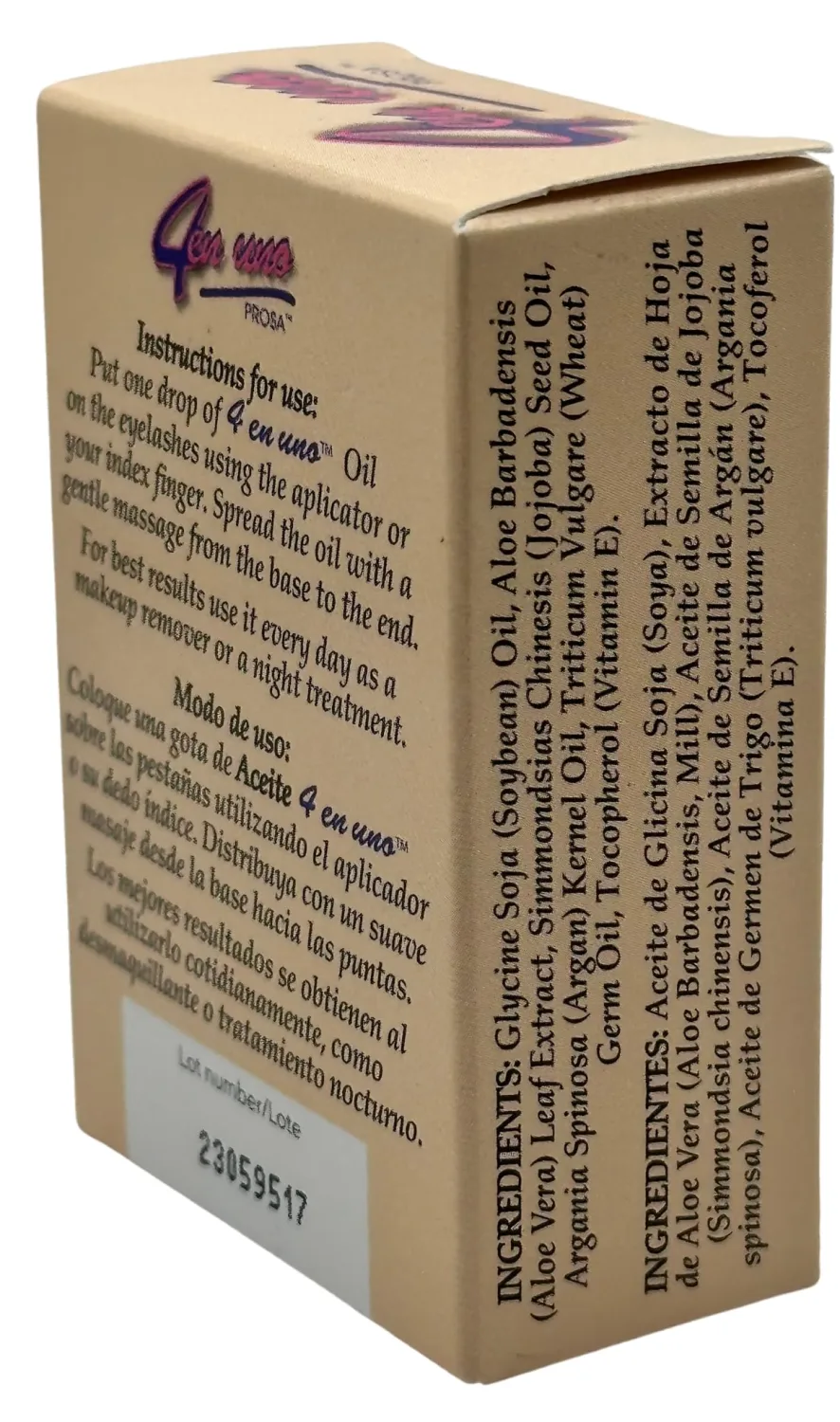 Oil for Enlarging Eyelashes by Prosa
