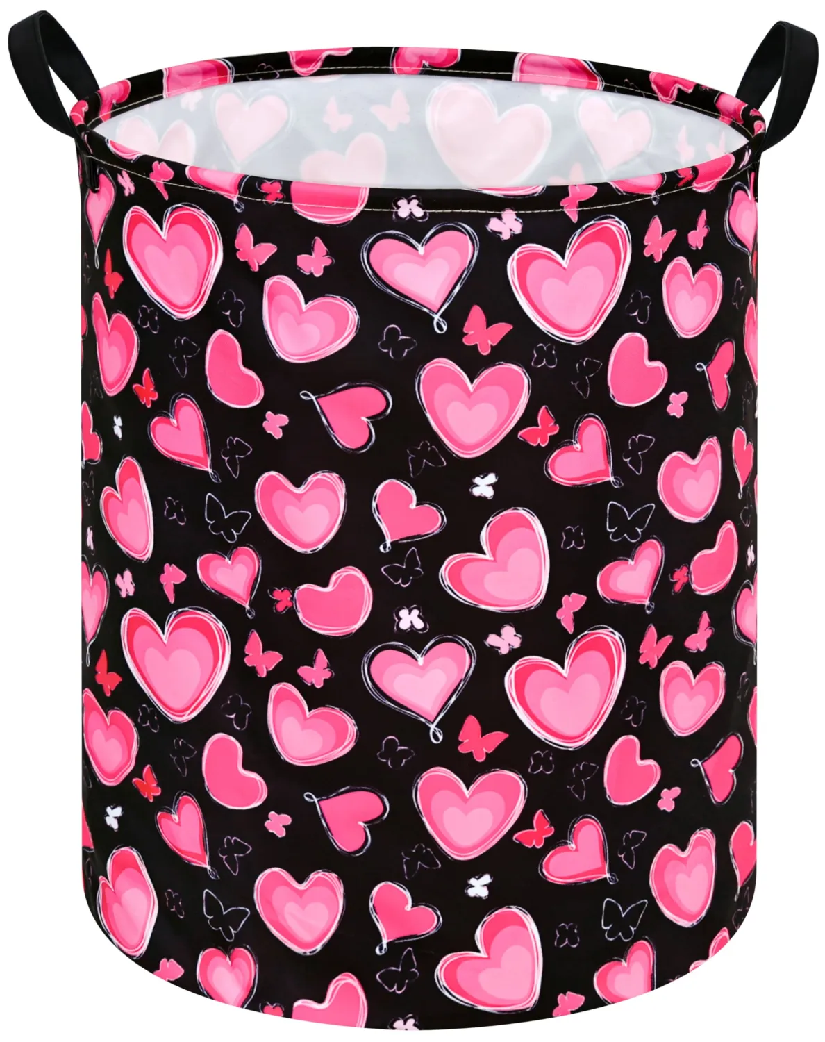 MAIZMZ Girls Storage Basket Kids Hamper Storage Bins Organizer Toy Box Large Canvas Waterproof Laundry Basket for Home/Dorm/Kitchen/Pet/Office/Closet/Shelf/Gift Baskets