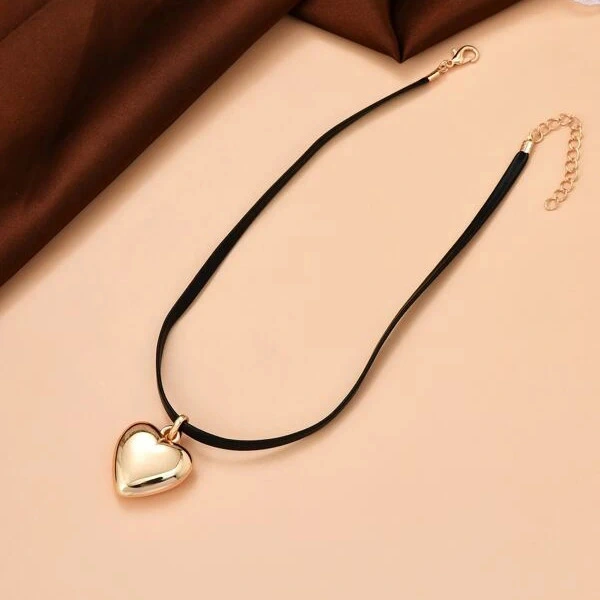 Women's Creative Simple Heart Pendant All-Match Necklace