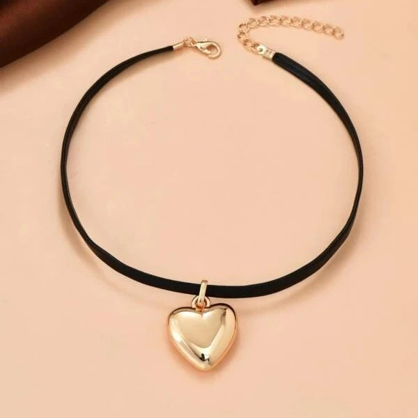 Women's Creative Simple Heart Pendant All-Match Necklace