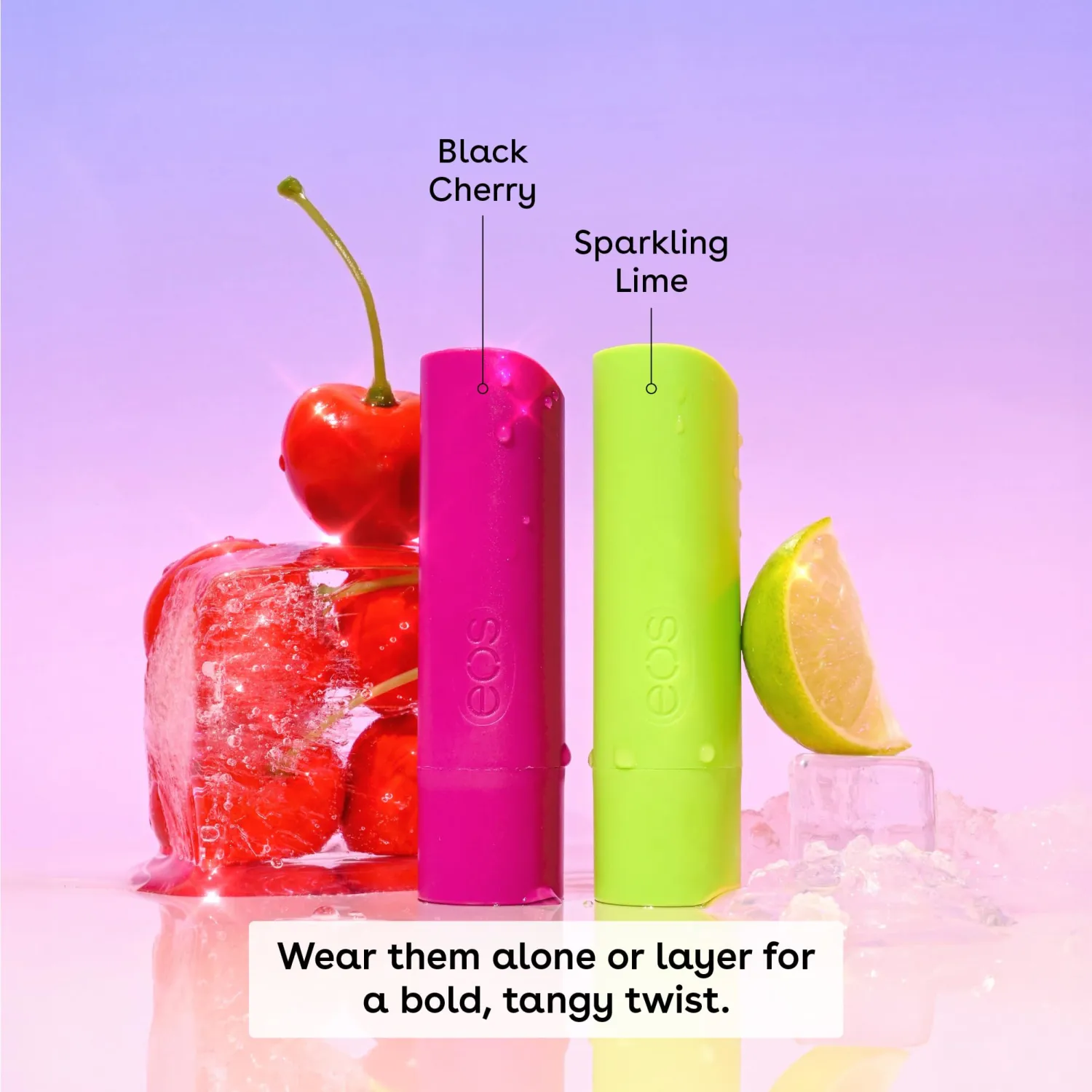eos Flavor Lab Secret Menu Lip Balm - Cherry Limeade, Limited-Edition, Moisturizing, Hydrating for Dry Lips, Variety Pack, 0.14 oz, 2-Pack