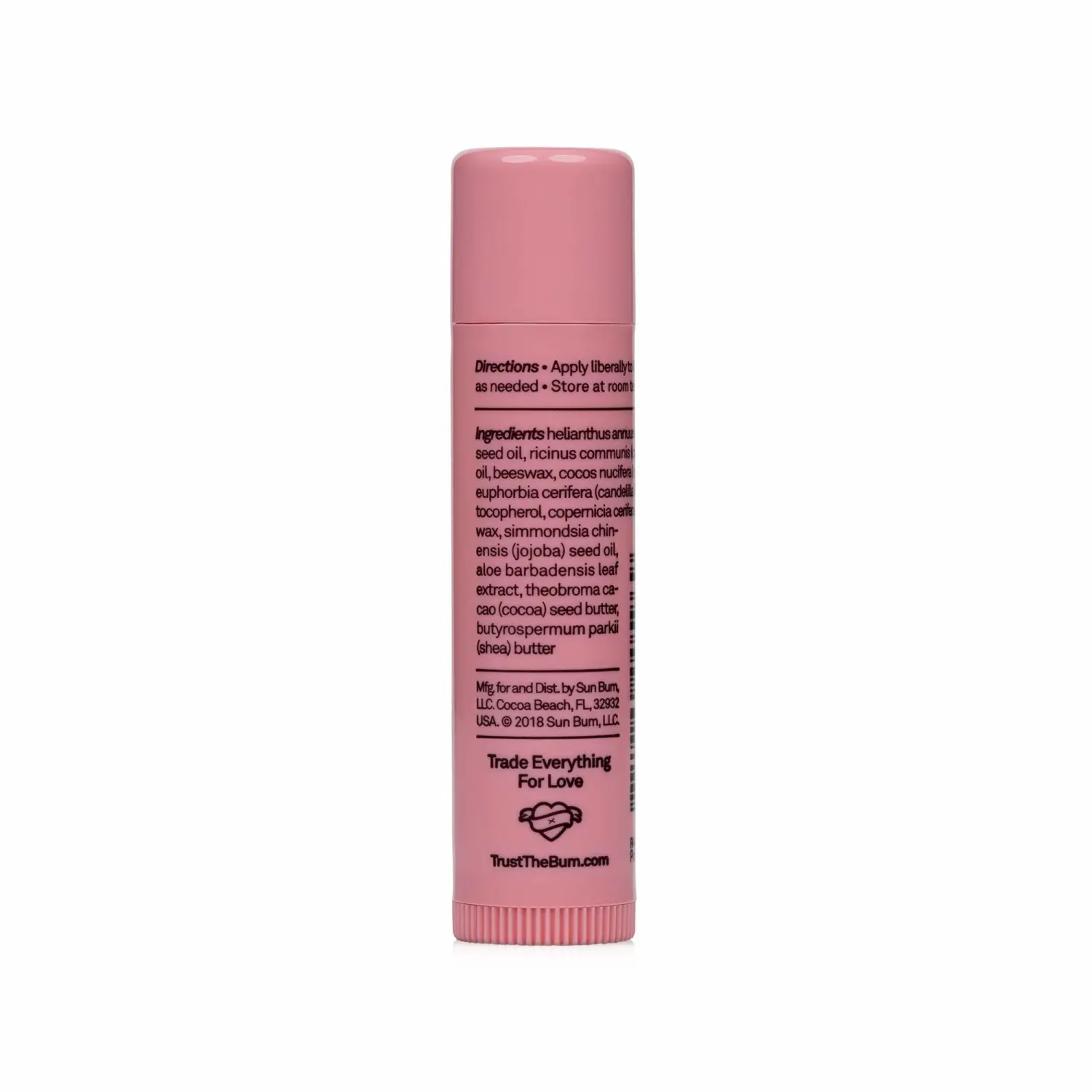 Sun Bum Cocobalm Wild Strawberry - Hydrating Lip Balm with Coconut Oil and Aloe Vera - 0.15 oz Stick (Pack of 2)