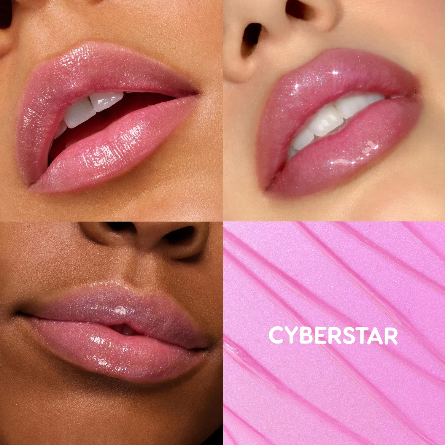 ColourPop So Juicy Plumping Lip Gloss Balm - Hydrating Lip Gloss & Balm with Peptides & Pearl Finish - Non-Sticky Formula - Visibly Plumps Lips & Delivers Buildable Color - Cyberstar (0.07 oz)