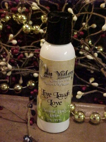 Natrual Moisurizing Lotion with Quality Oils 2.oz (Live Love Laugh)