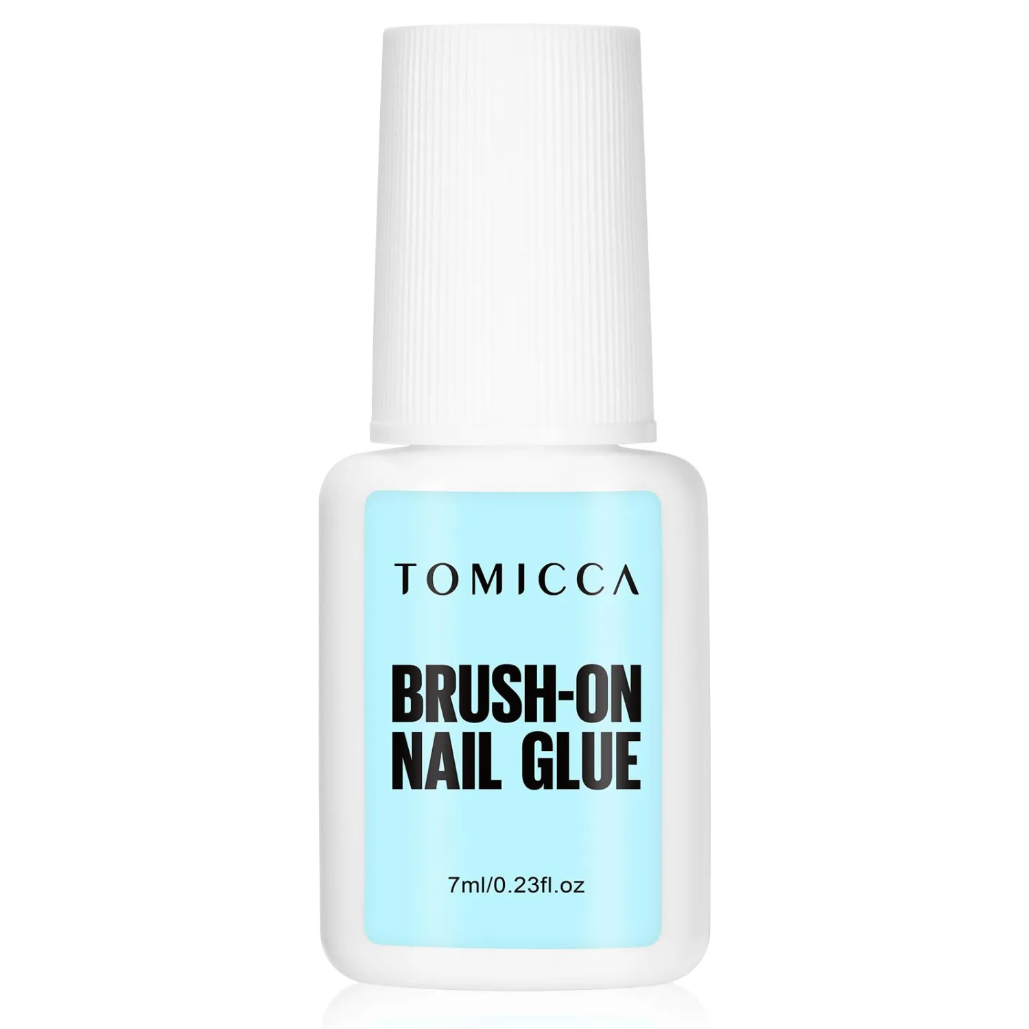 Super Strong Nail Glue for Press On Nails - Quick Dry Brush On Nail Glue Gel for Nail Tips Fake Nails & Acrylic Nails,Long-Lasting Hold,No UV Lamp Needed,Mess-Free Precision Applicator 7ml