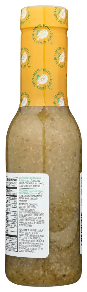 Badia Spices Mojo Marinade, 10 oz – Garlic Citrus Marinade for Chicken, Pork, Seafood & Grilling