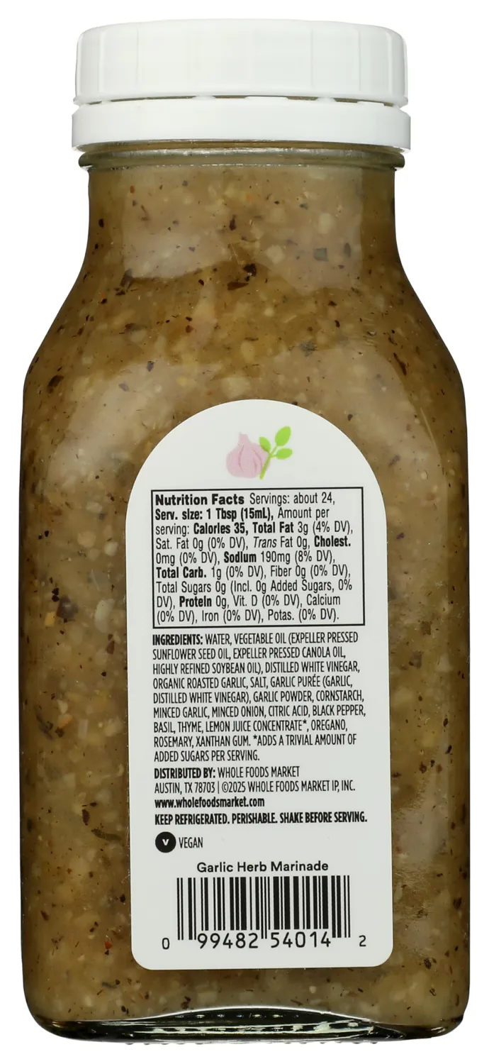 365 by Whole Foods Market Garlic Herb Marinade, 12 FZ