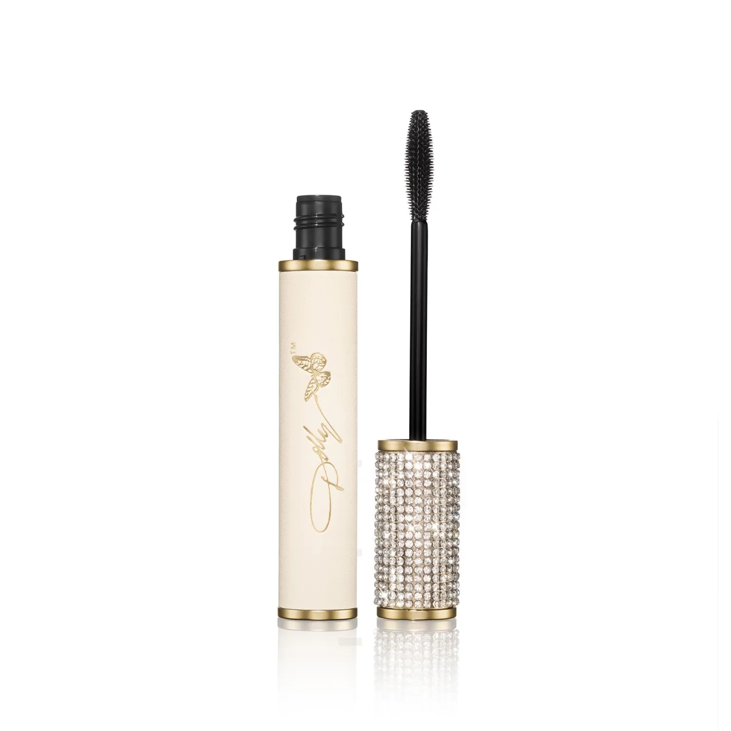 Dolly Beauty Dolly-Eyes Mascara - Bold, Water-Resistant Mascara - Lash Curling & Lifting - Non-Clumping - Makeup Gifts - Vegan - Jet Black