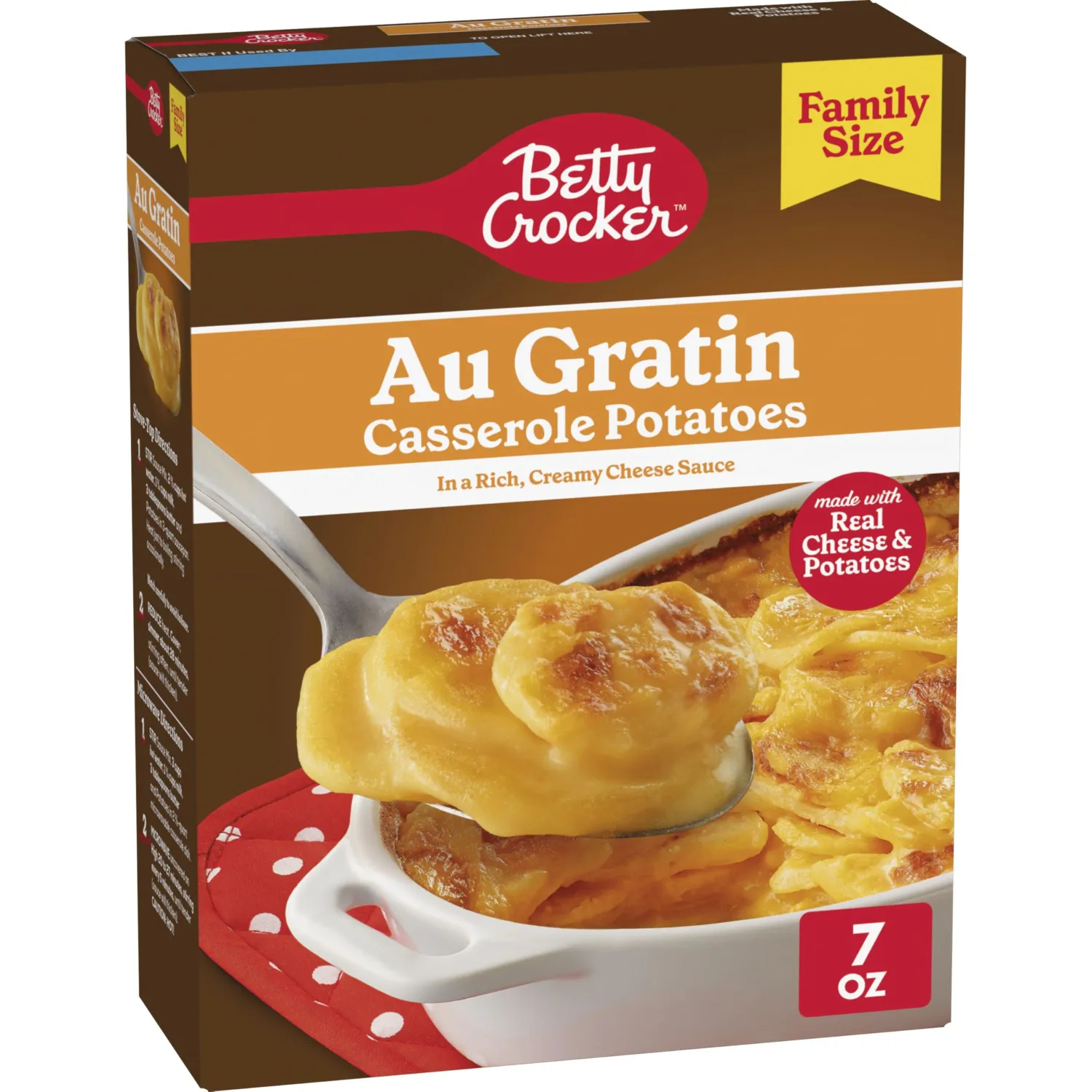 Betty Crocker Au Gratin Casserole Potatoes Family Size, 7 OZ