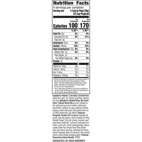 Betty Crocker Loaded Casserole Potatoes, Made With Real Cheese, 4 oz Box