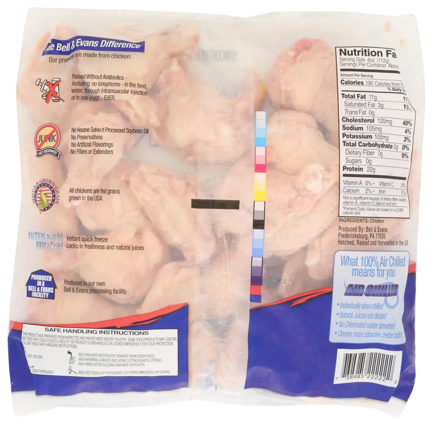 Bell & Evans Cut Chicken Wings, 40 OZ