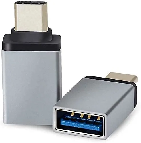 USB C to Micro USB Adapter, Type C Female to Micro USB Male Convert Connector Support Charge Data Sync Compatible with Samsung Galaxy S7 S7 Edge, Nexus 5 6 and Micro USB Devices 2pcs
