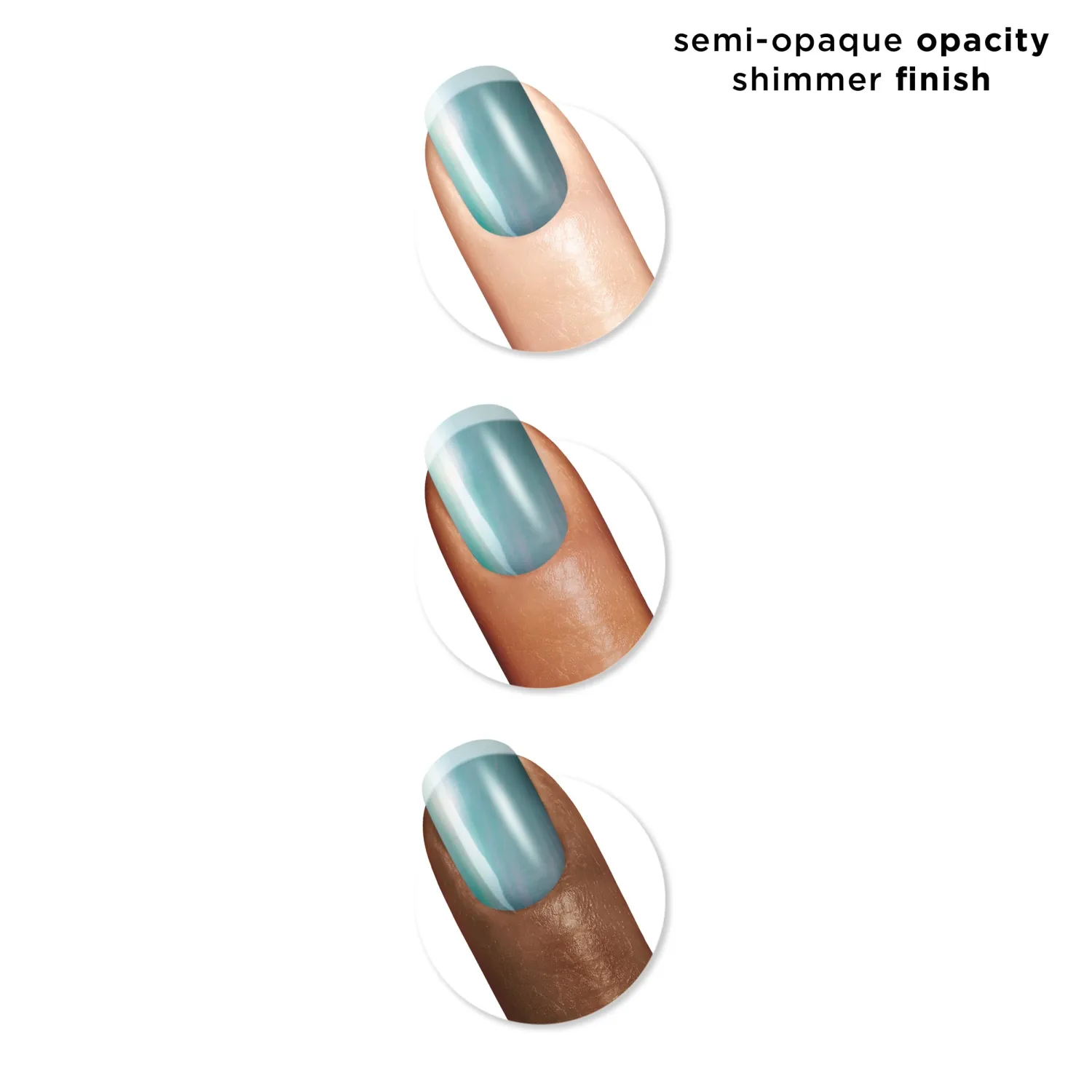 Sally Hansen Insta-Dri Galactic Nail Polish | Quick Dry, Long Lasting, Streak-Free Shine | Semi-Opaque, Shimmery | 115 Astro-Nautical | Teal Nail Color.