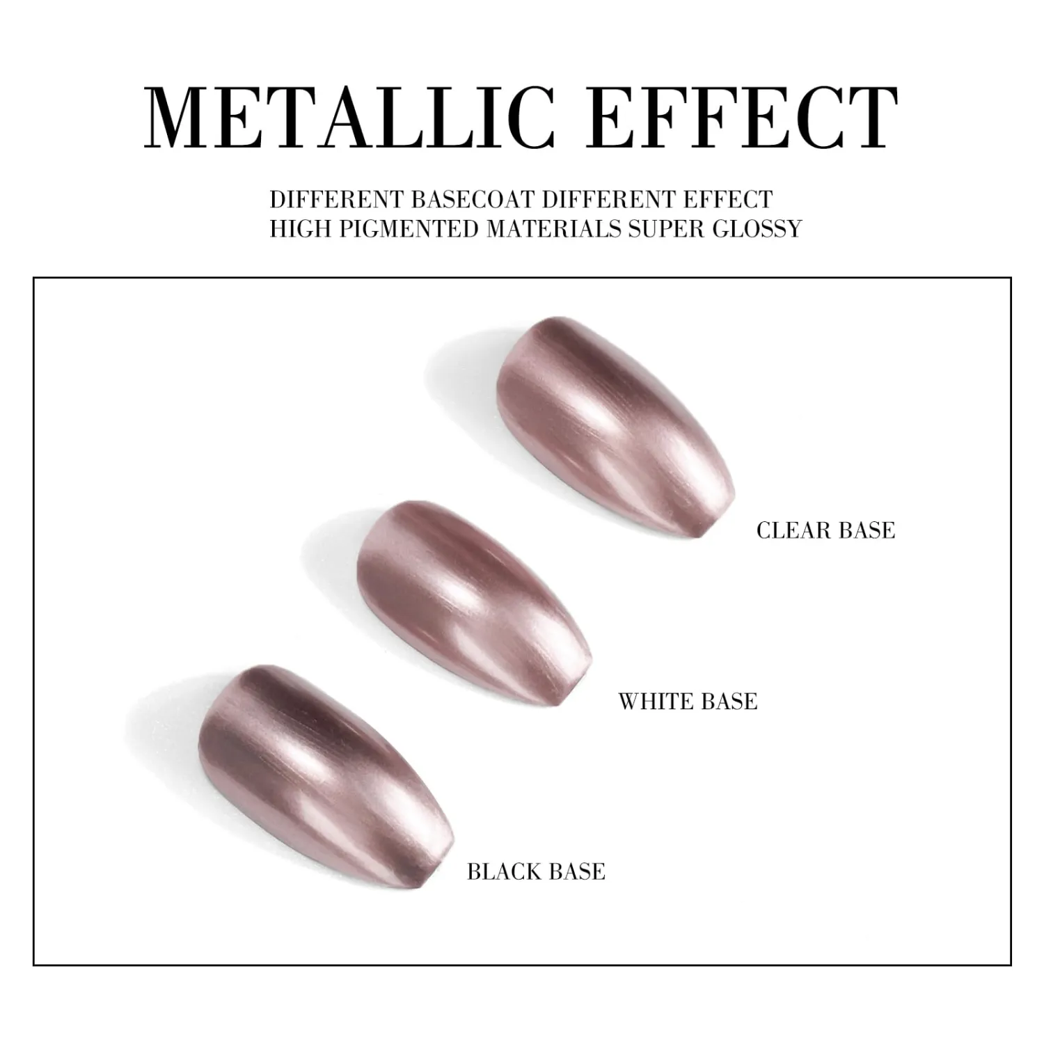 KYDA 18ml Champagne Gold Mirror Nail Polish, Bright Glossy Mirror Polish for Nails Art, Longlasting Shine Metallic Effect Nails Art, Gorgeous Reflective Manicure Nail Lacquers, 0.61 fl oz