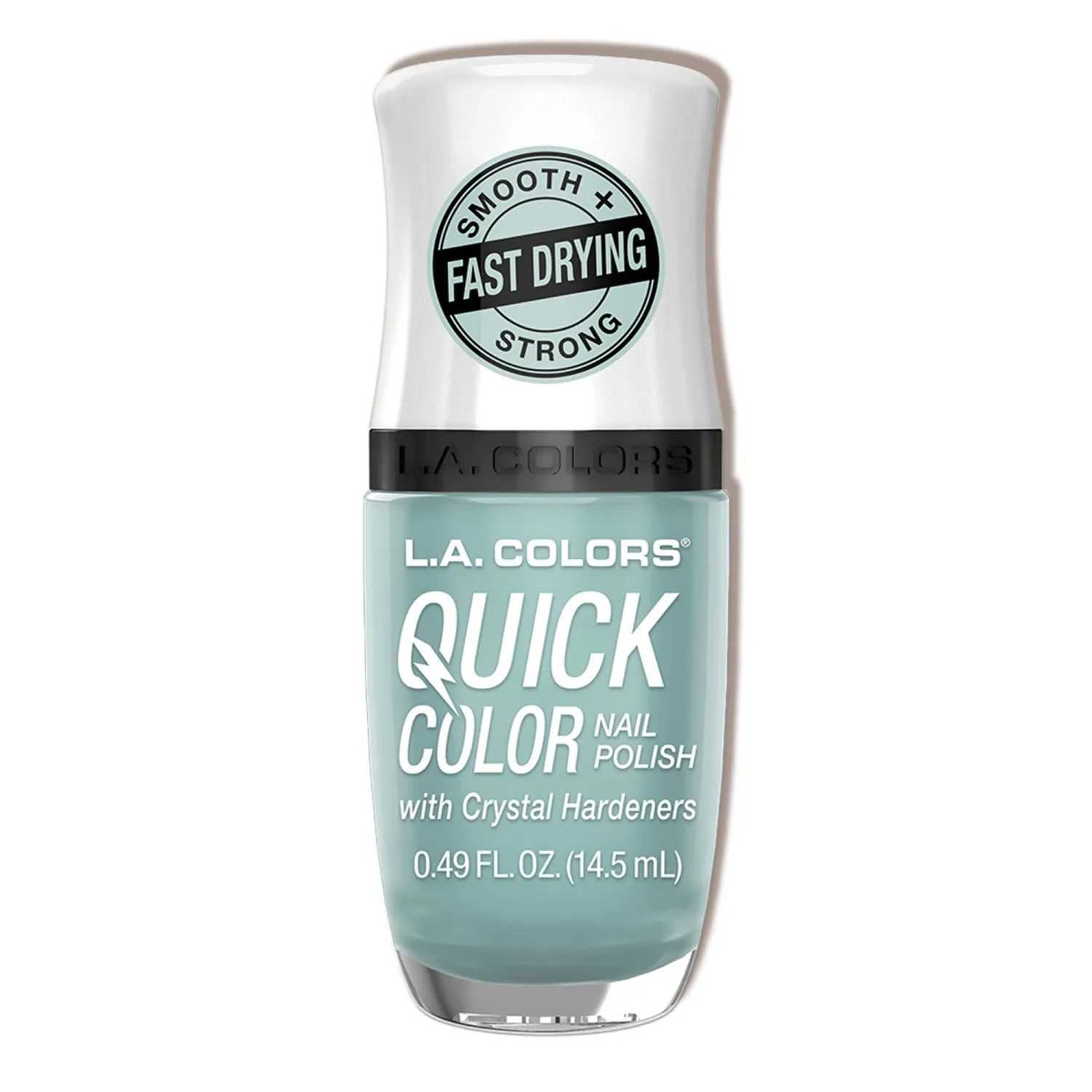 L.A. COLORS Quick Color Nail Polish with Crystal Hardeners, Focus CNL660