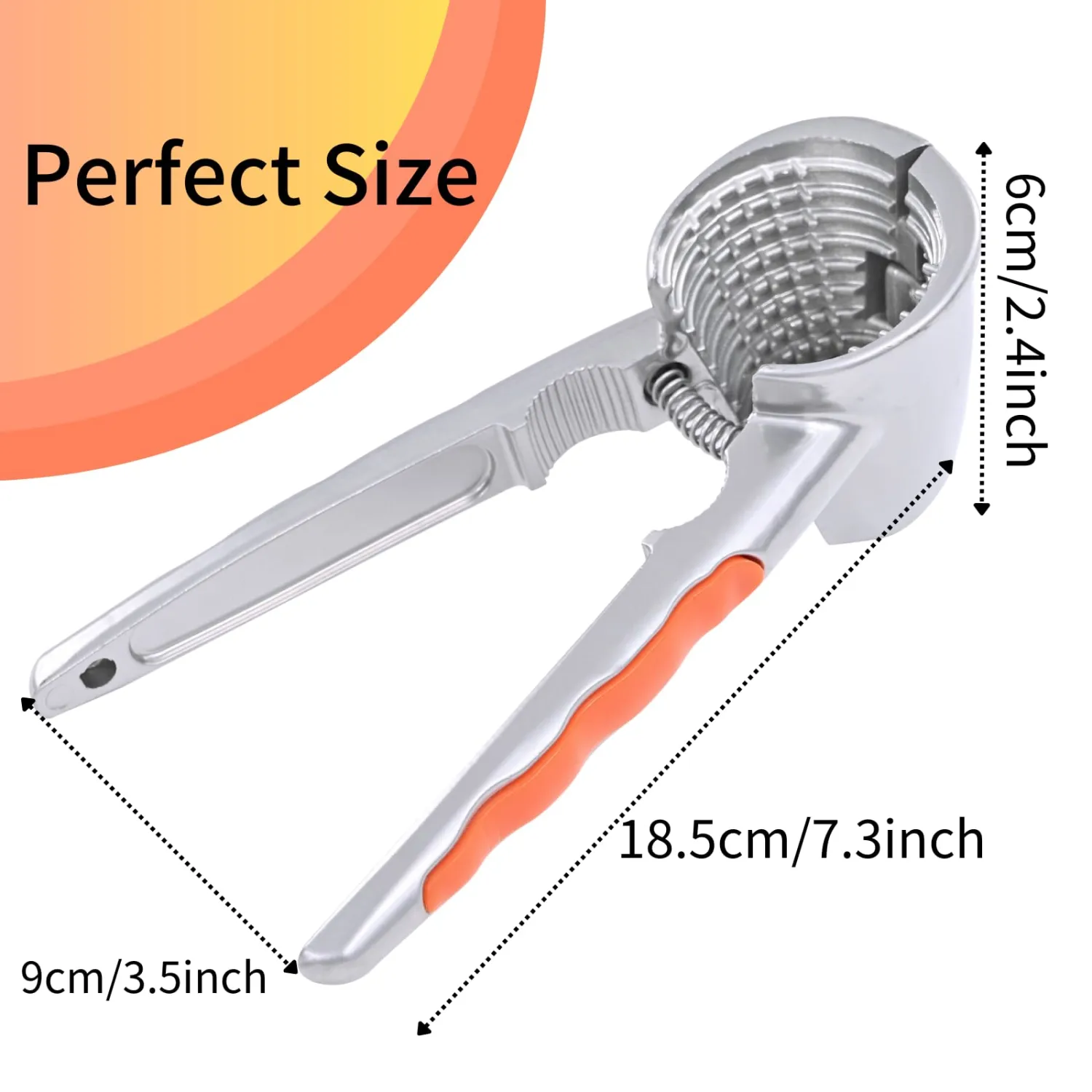 3Pcs Nut Crackers Set with Non-slip Handles Heavy Duty Pecan Nutcracker Walnuts Plier Lobster or Crab Cracker Tool