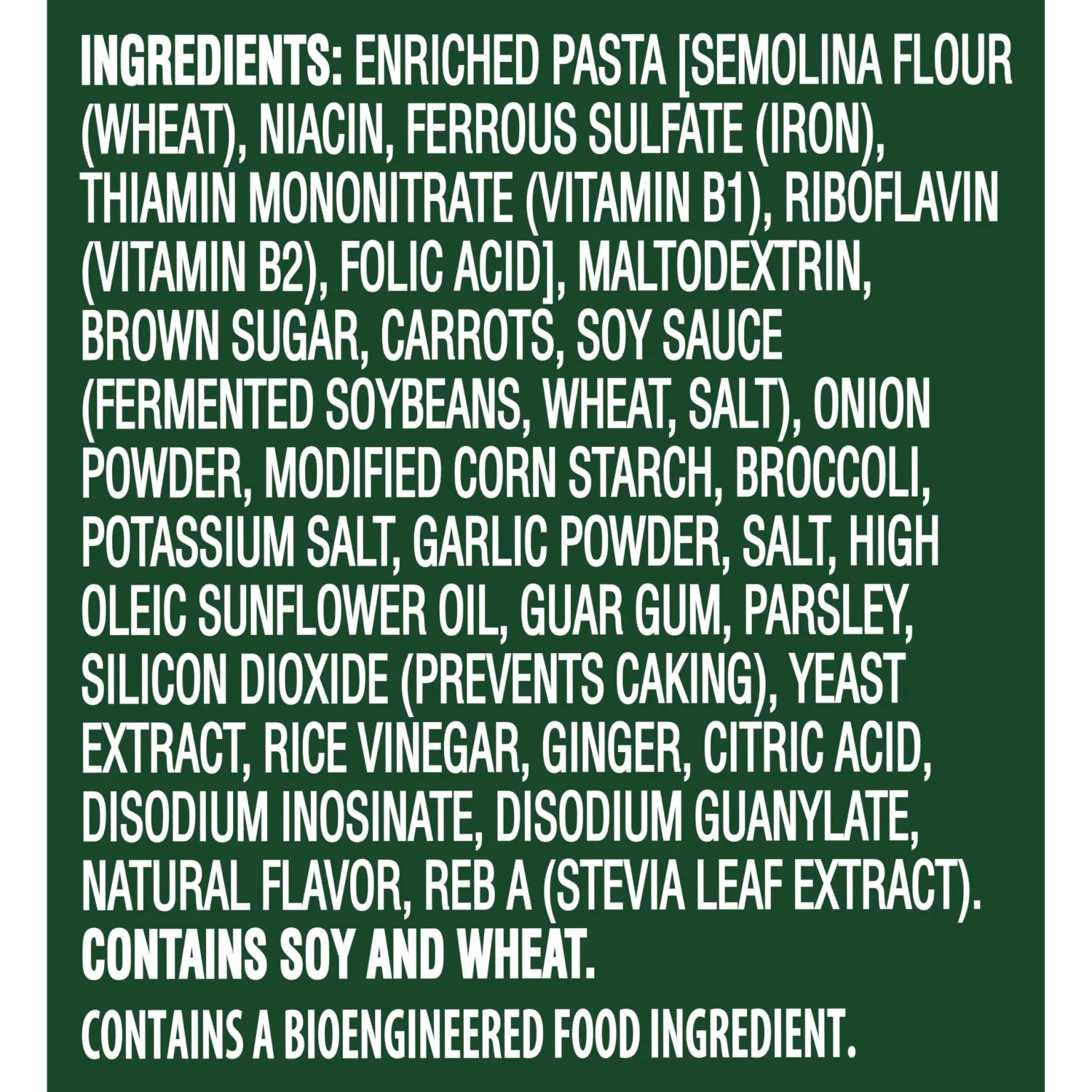 Knorr Pasta Cup For a Quick and Easy Meal, Teriyaki Noodles Made with 100% Real Vegetables & No Artificial Flavors or Preservatives, 2.6 oz