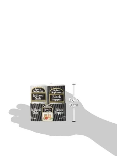 Spice Supreme Salt & Pepper Double Pack