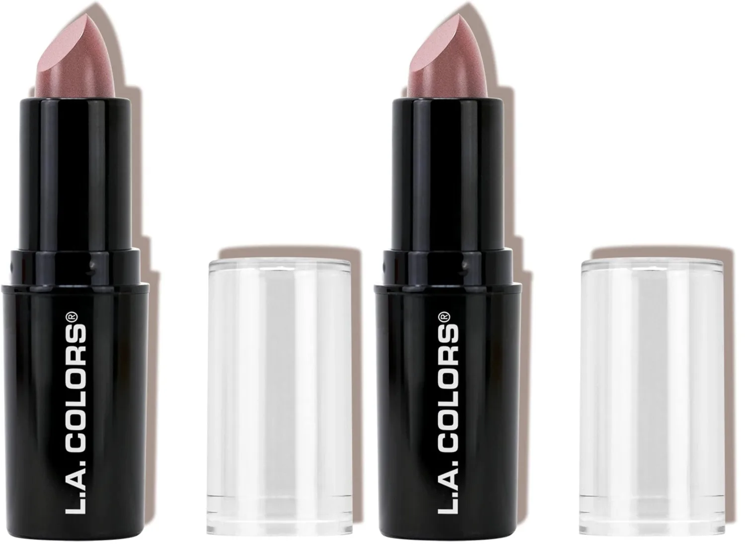 L.A. COLORS Pout Chaser Lipstick, Brunch & Bubbles CLIPC855 (Pack of 2)