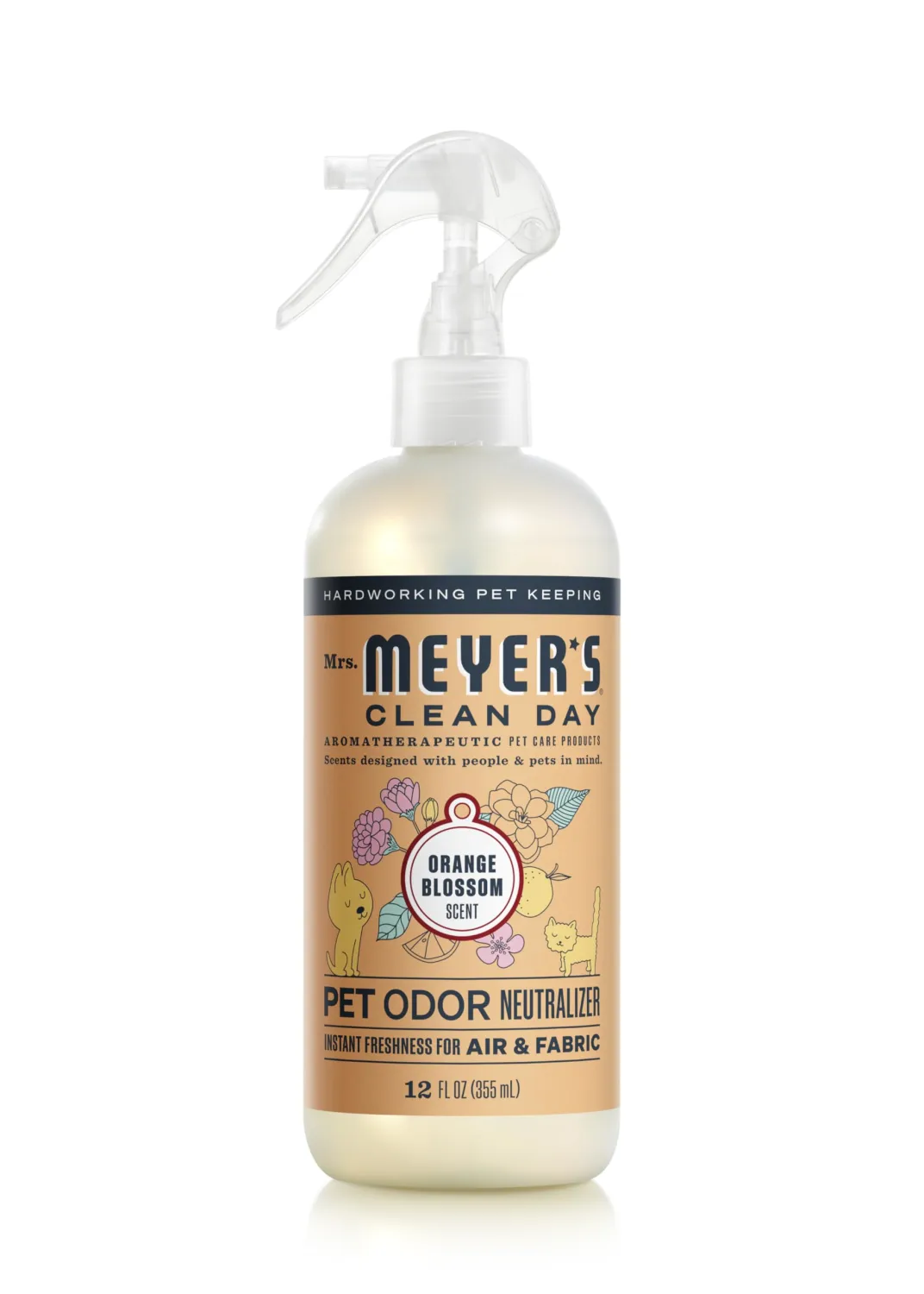 MRS. MEYER'S CLEAN DAY Pet Odor Neutralizer, Orange Blossom Scent, 12oz